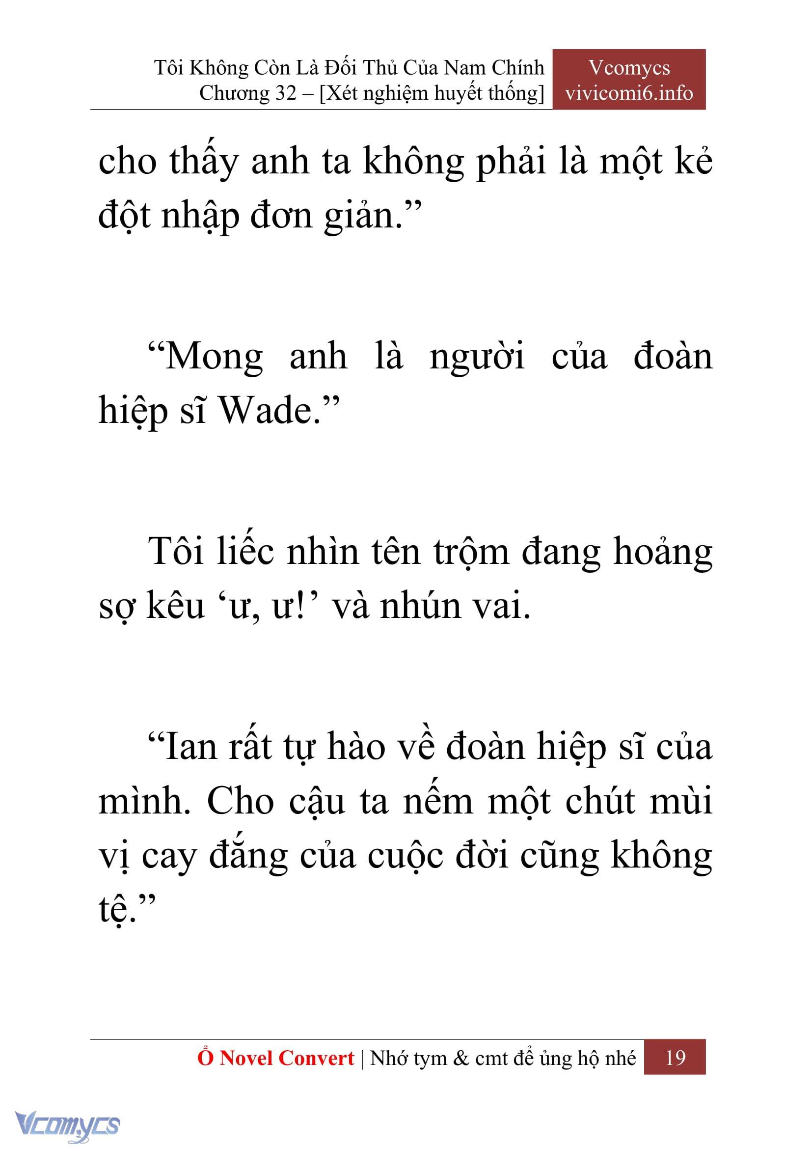 [Novel] Tôi Không Còn Là Đối Thủ Của Nam Chính Chap 32 - Trang 2