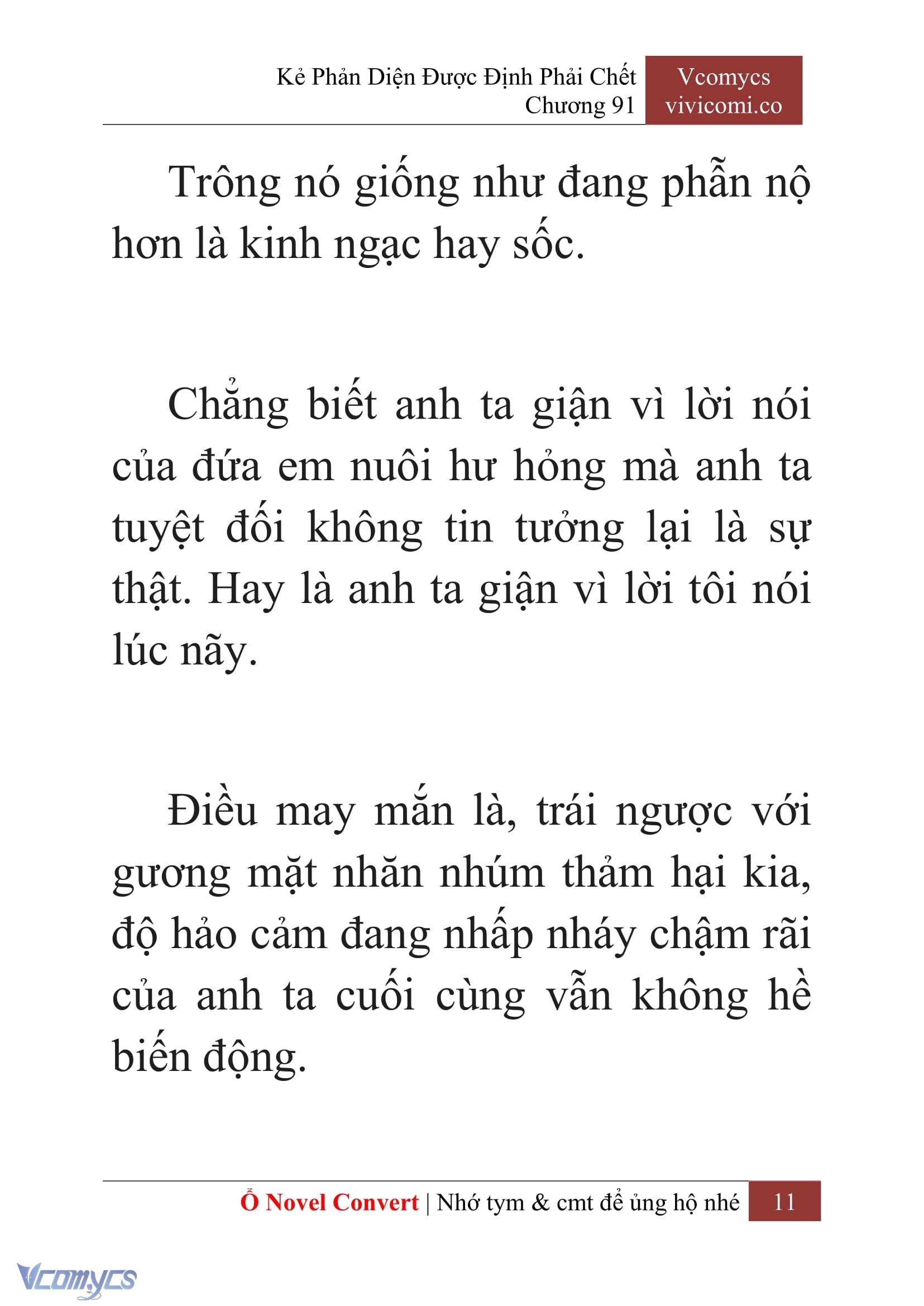 [Novel] Kẻ Phản Diện Được Định Phải Chết Chap 91 - Trang 2