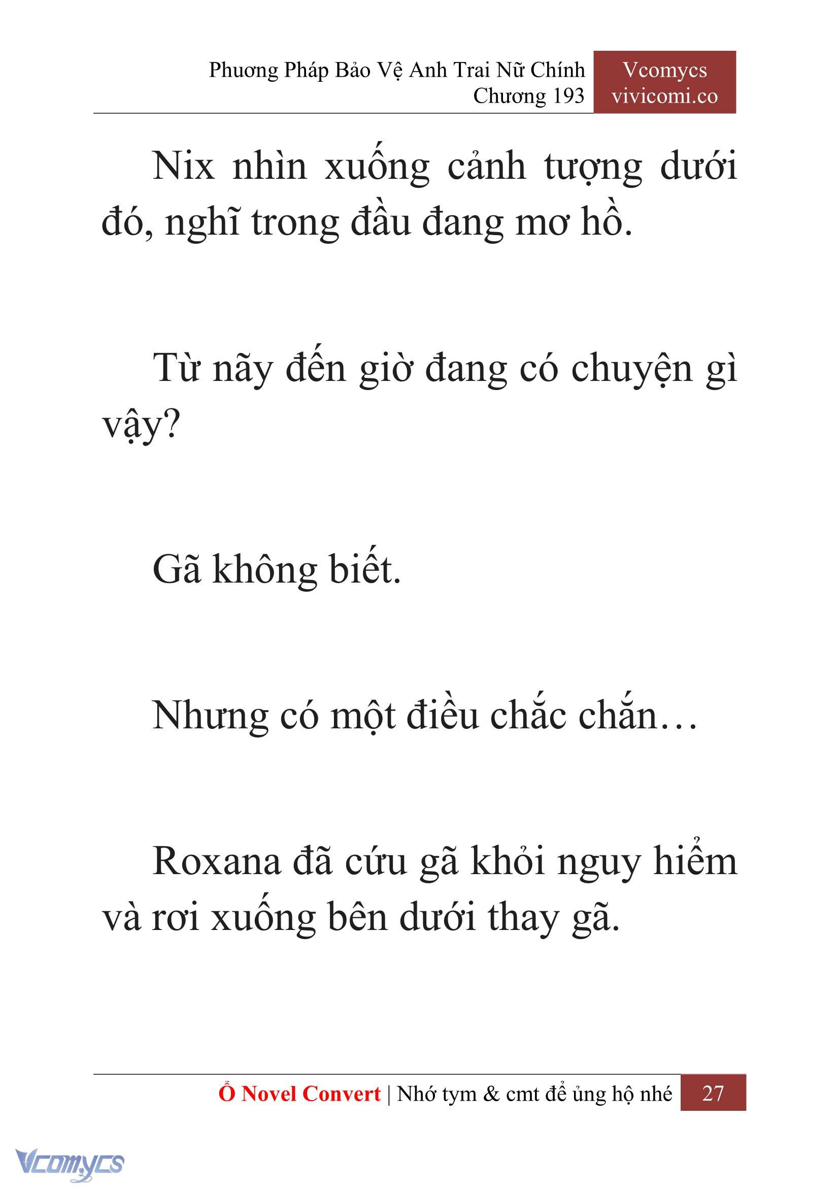 [Novel] Phương Pháp Bảo Vệ Anh Trai Nữ Chính Chap 193 - Trang 2