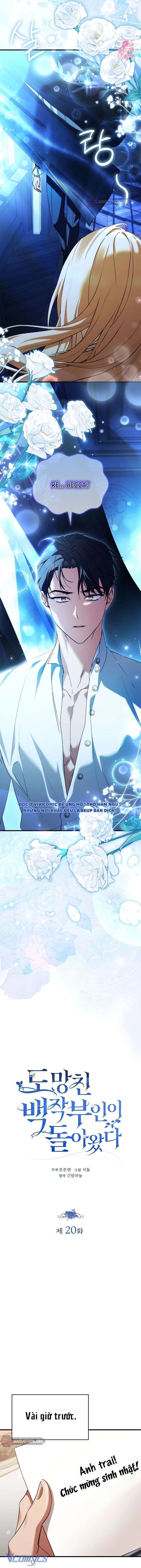 Nữ Bá Tước Bỏ Trốn Đã Quay Trở Lại Chap 20 - Trang 2