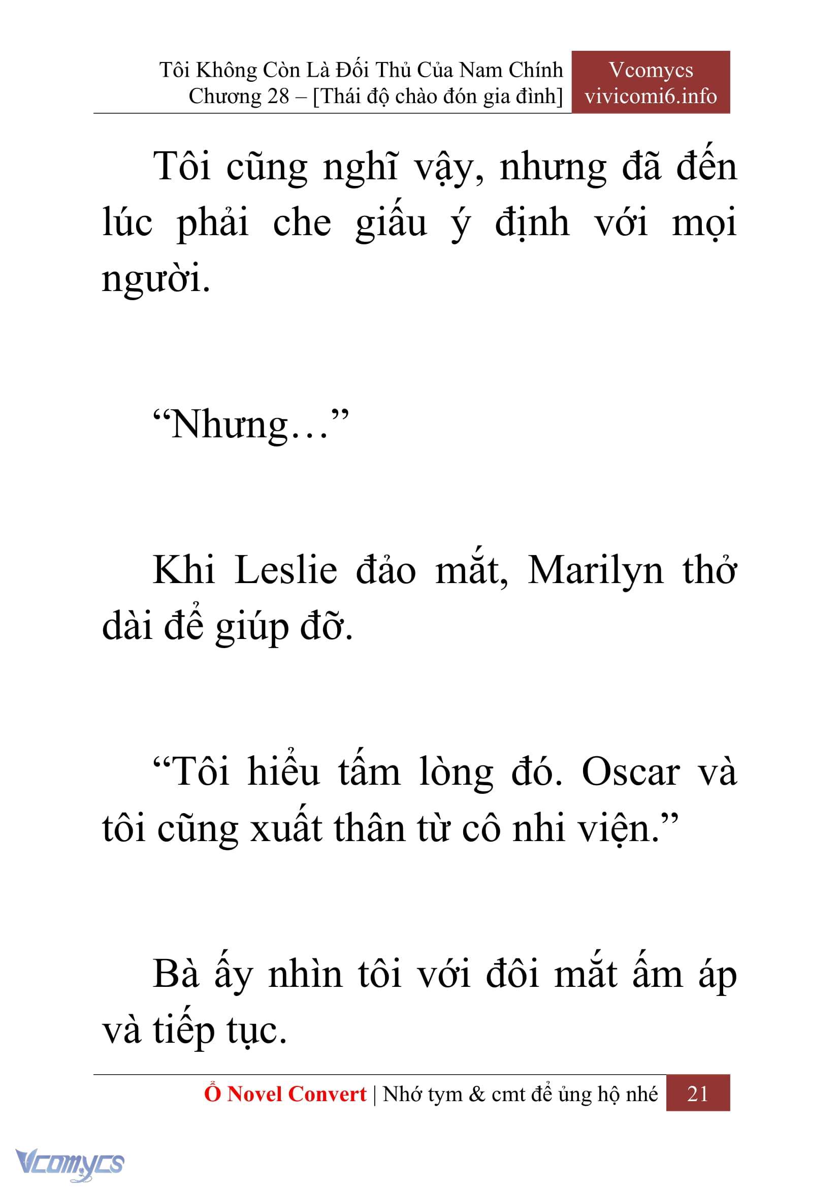 [Novel] Tôi Không Còn Là Đối Thủ Của Nam Chính Chap 28 - Trang 2