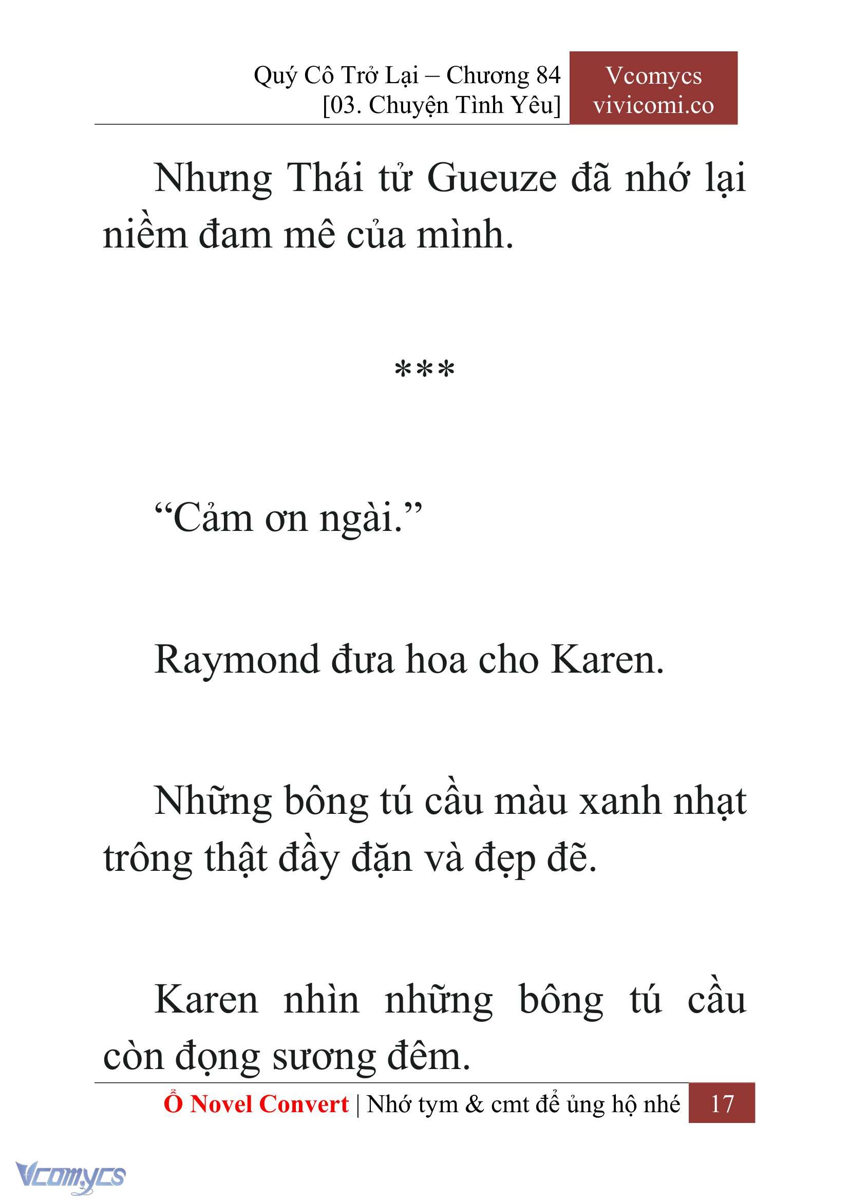 [Novel] Quý Cô Trở Lại Chap 84 - Trang 2