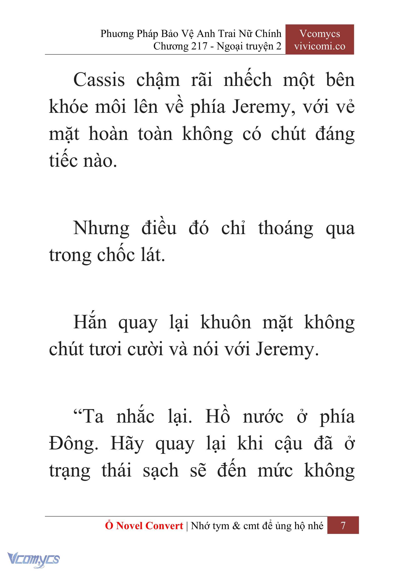 [Novel] Phương Pháp Bảo Vệ Anh Trai Nữ Chính Chap 217 - Trang 2