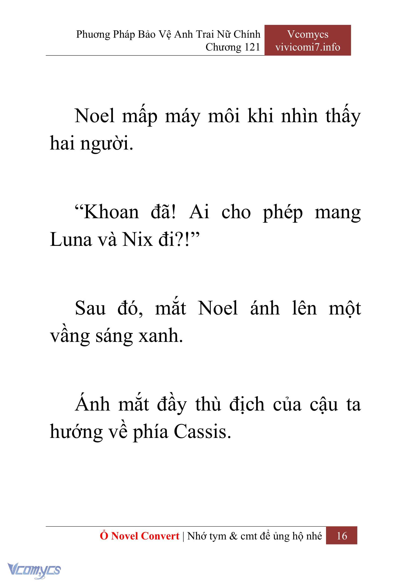 [Novel] Phương Pháp Bảo Vệ Anh Trai Nữ Chính Chap 121 - Trang 2