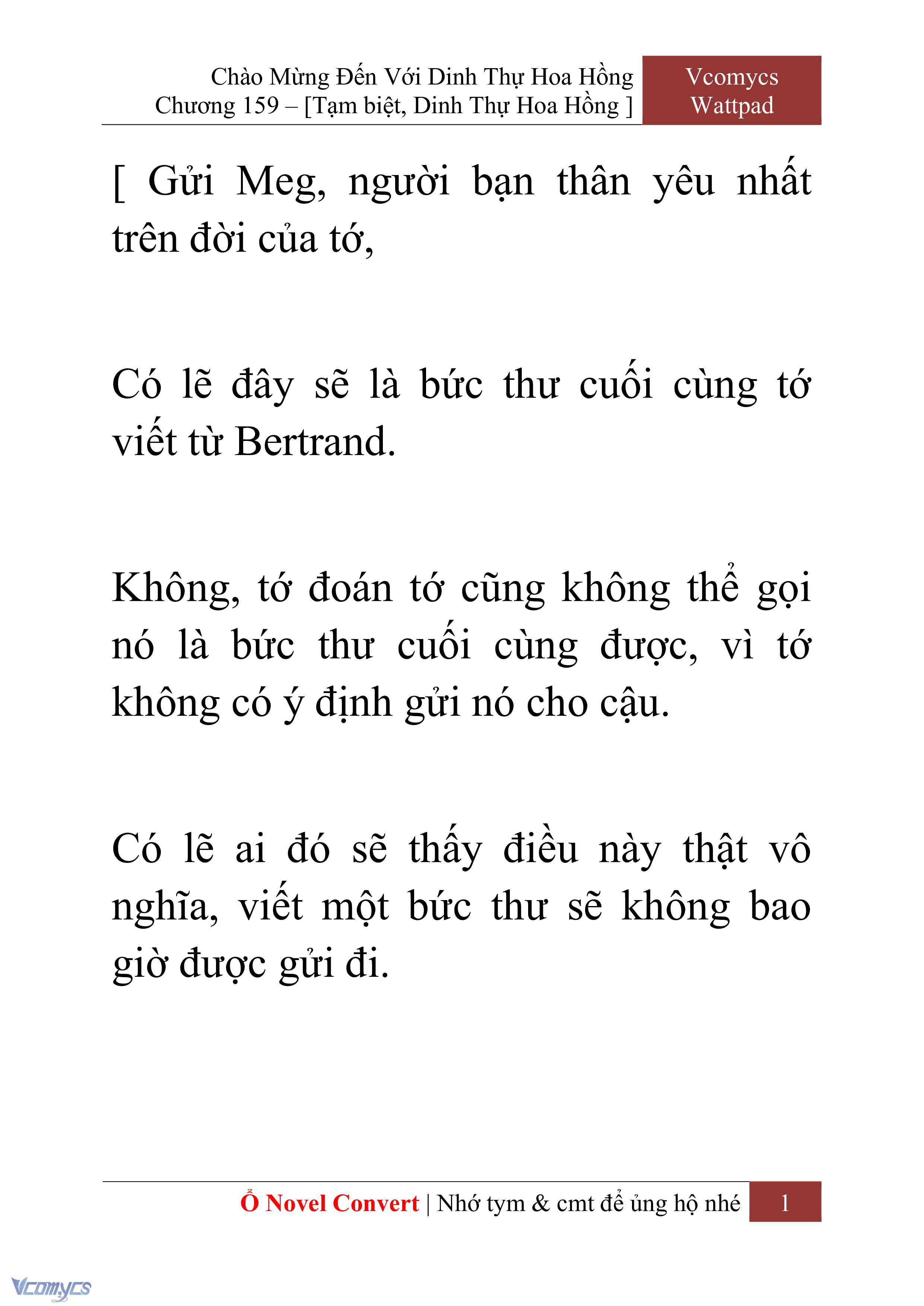 [Novel] Chào Mừng Đến Với Dinh Thự Hoa Hồng Chap 159 - Trang 2