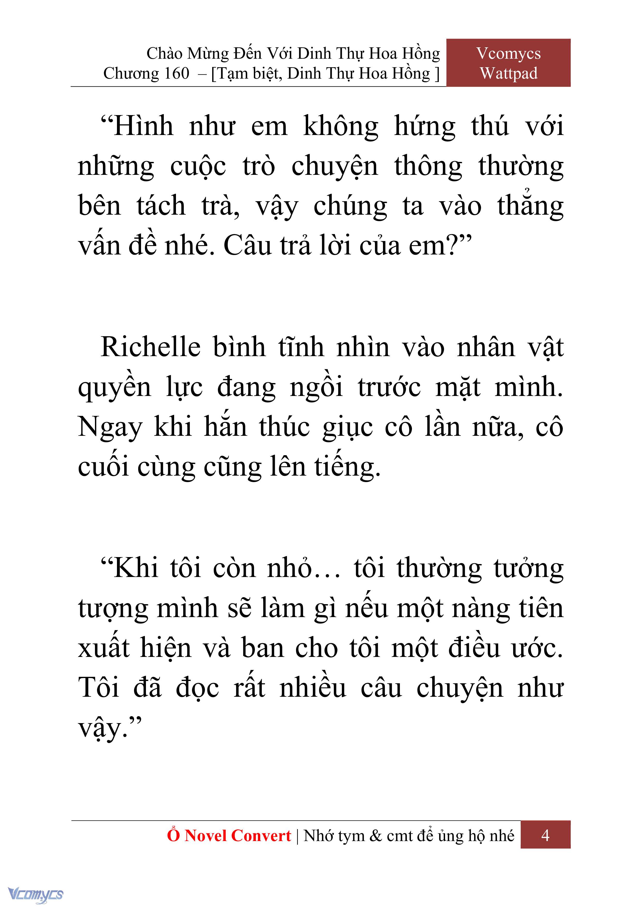 [Novel] Chào Mừng Đến Với Dinh Thự Hoa Hồng Chap 160 - Trang 2