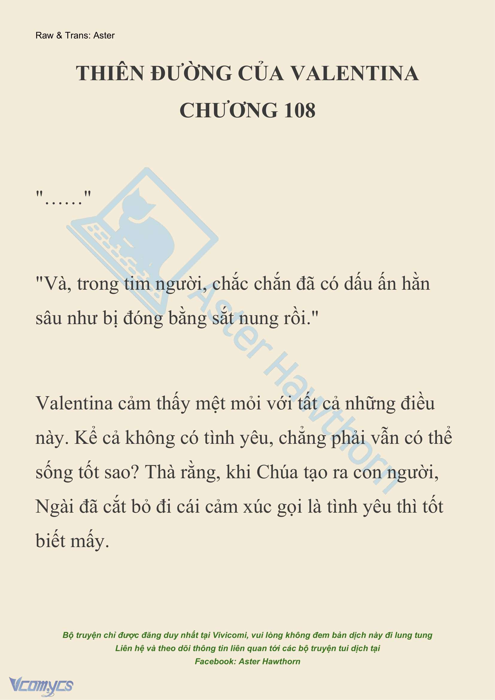 [NOVEL] Thiên Đường Của Valentina Chap 108 - Trang 2