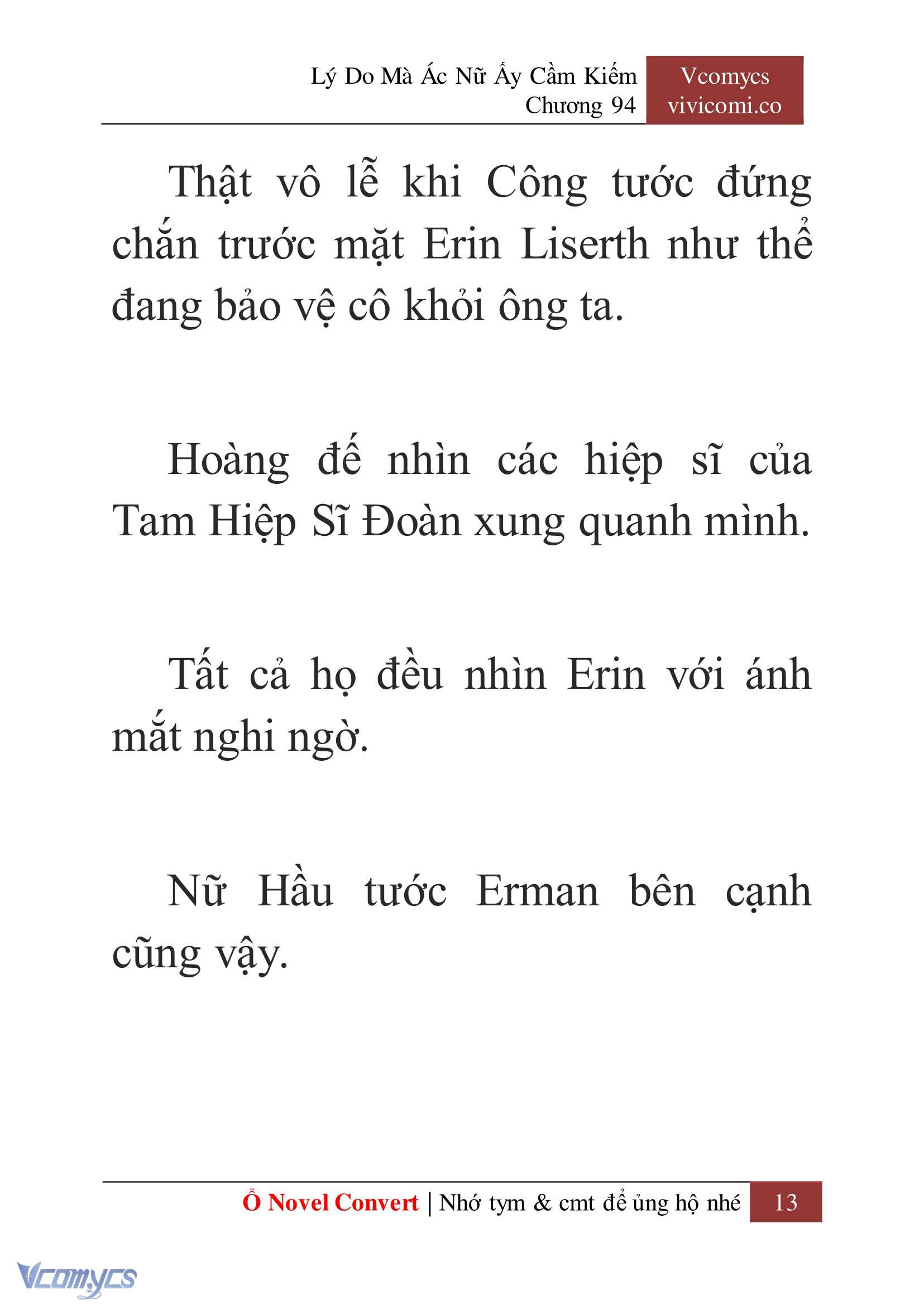 [Novel] Lý Do Mà Ác Nữ Ấy Cầm Kiếm Chap 94 - Trang 2