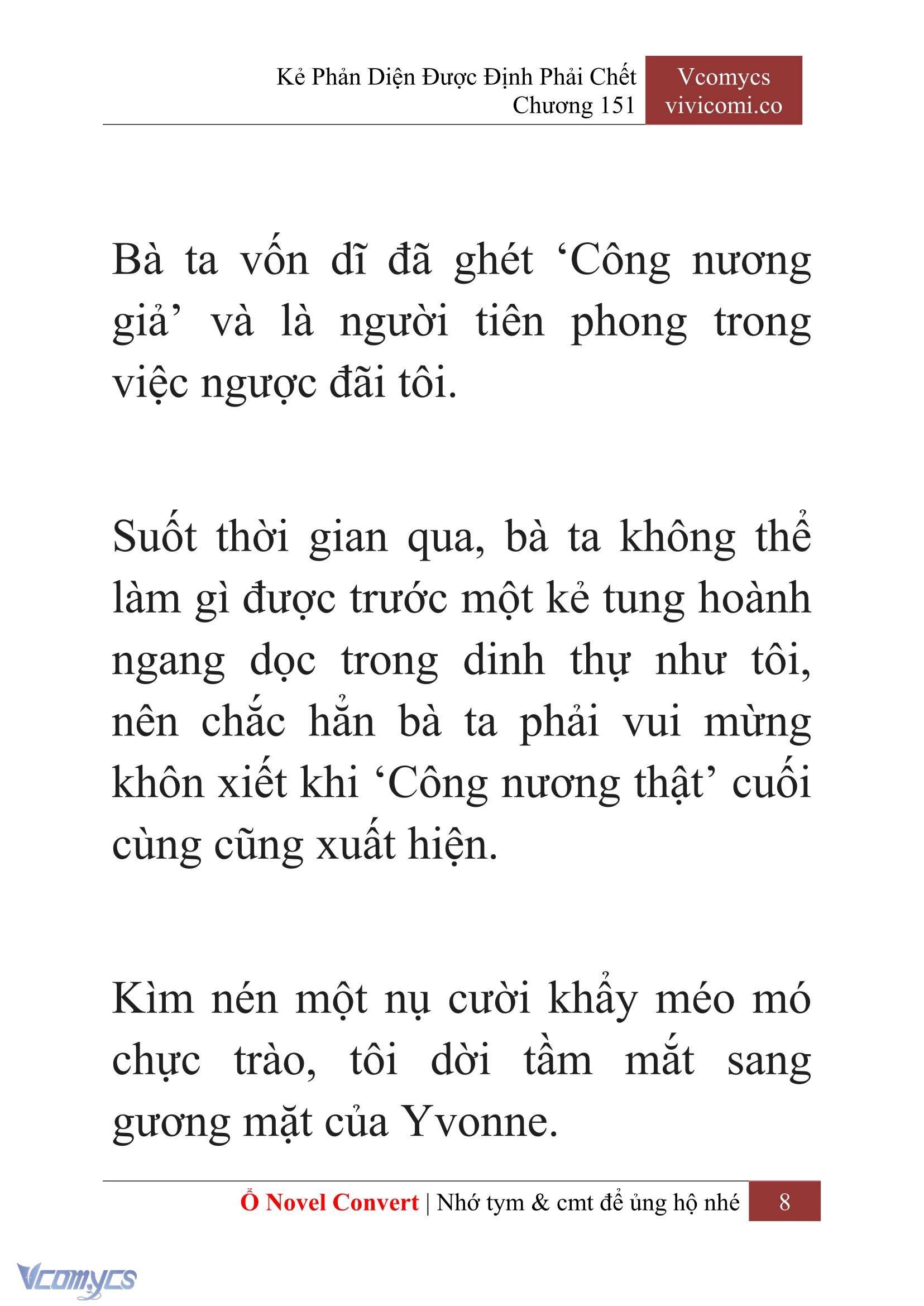 [Novel] Kẻ Phản Diện Được Định Phải Chết Chap 151 - Next Chap 152