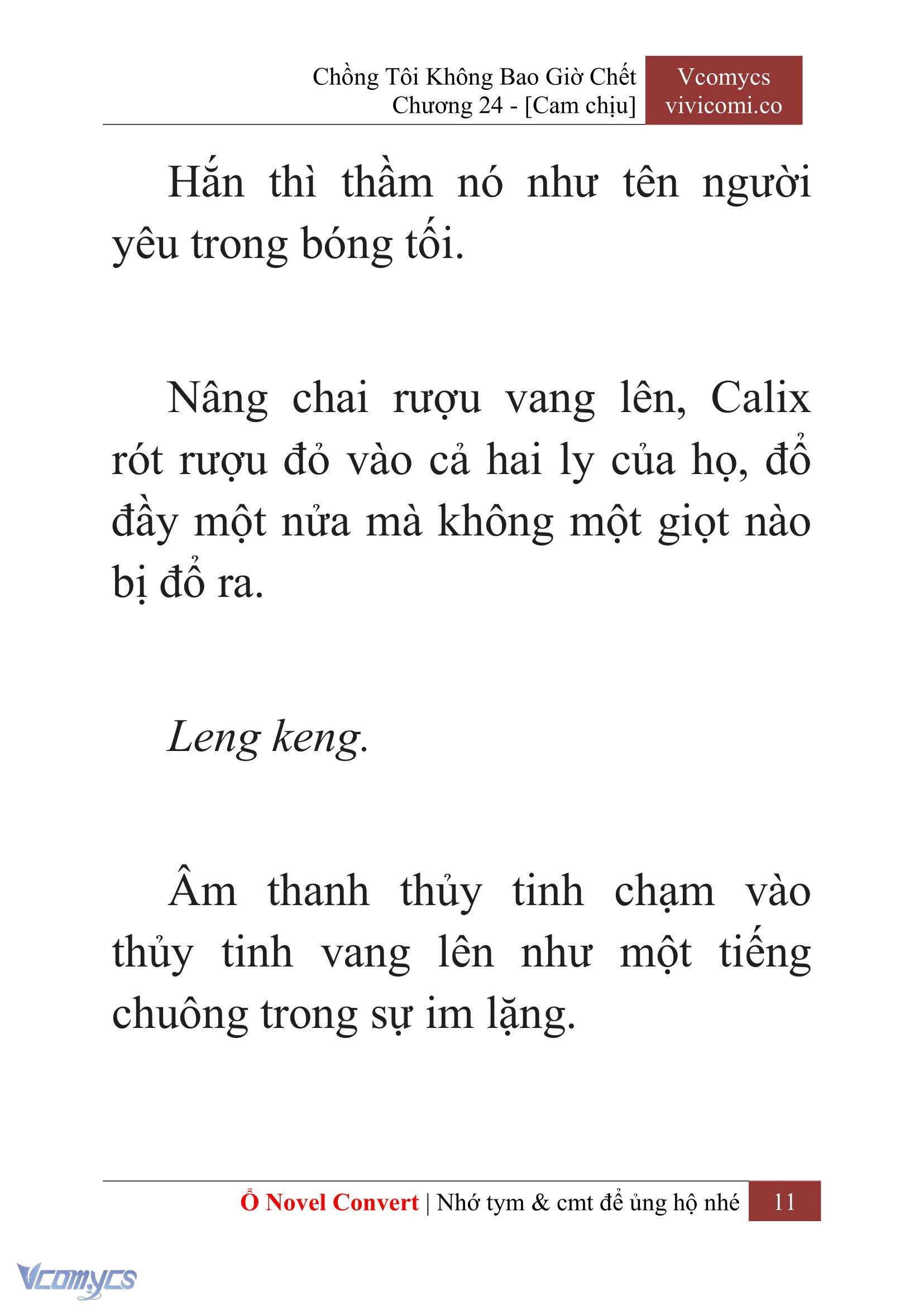 [Novel] Chồng Tôi Không Bao Giờ Chết Chap 24 - Trang 2