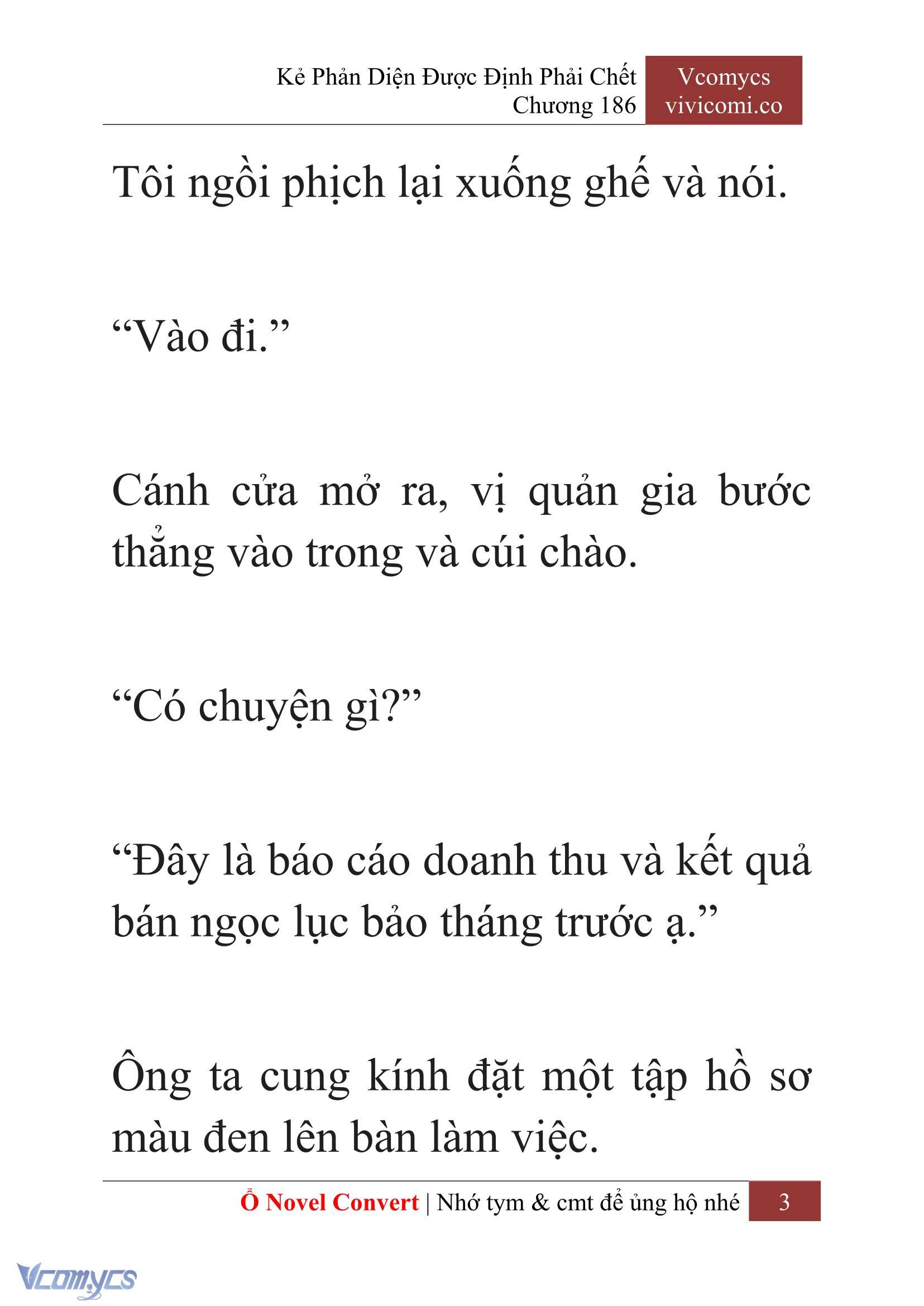 [Novel] Kẻ Phản Diện Được Định Phải Chết Chap 186 - Next Chap 187