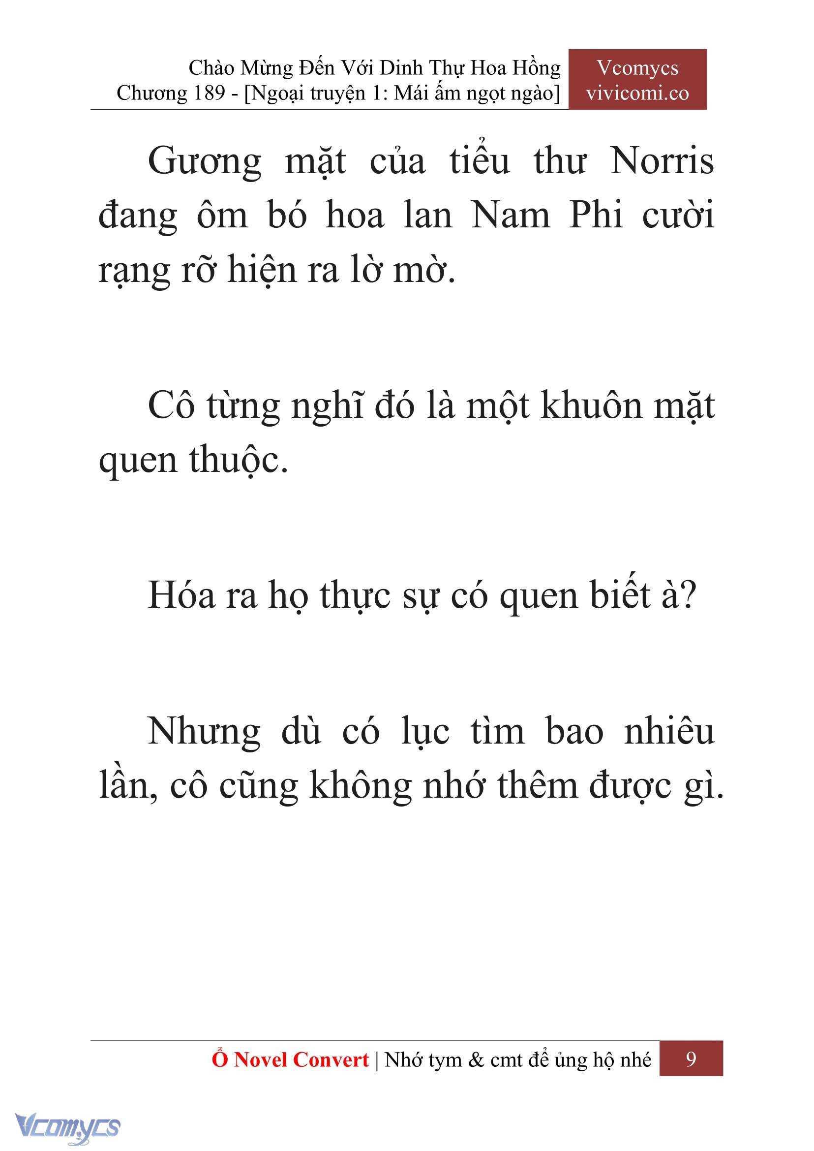[Novel] Chào Mừng Đến Với Dinh Thự Hoa Hồng Chap 189 - Trang 2