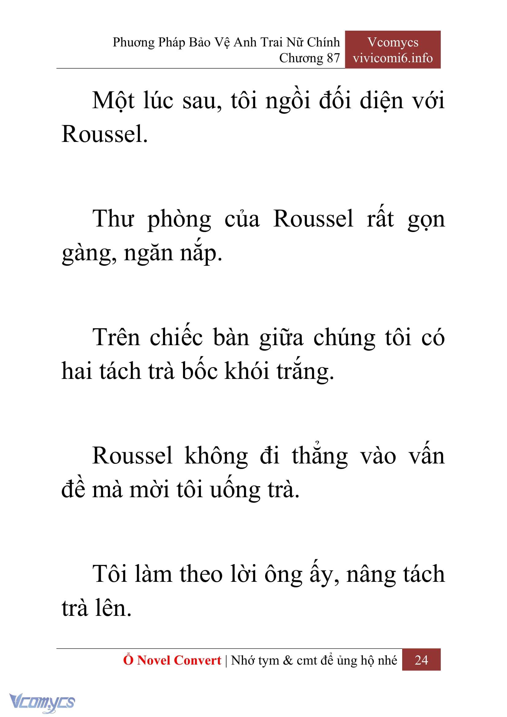 [Novel] Phương Pháp Bảo Vệ Anh Trai Nữ Chính Chap 87 - Trang 2