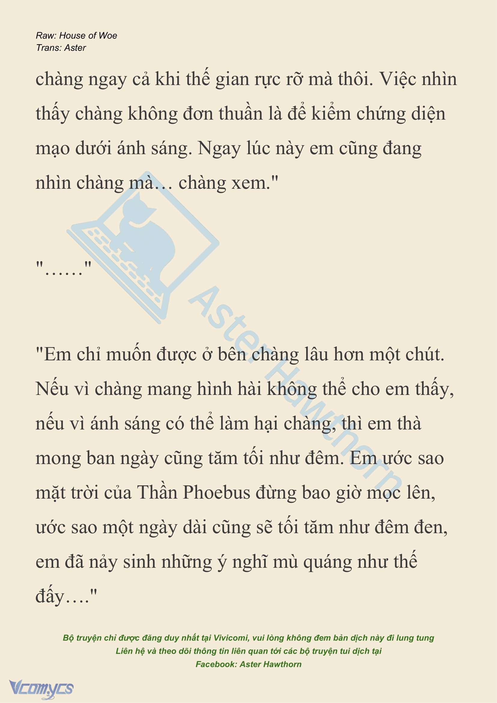 [NOVEL] Dành Cho Các Nữ Thần: Dành cho Psyche Chap 24 - Next Chap 25