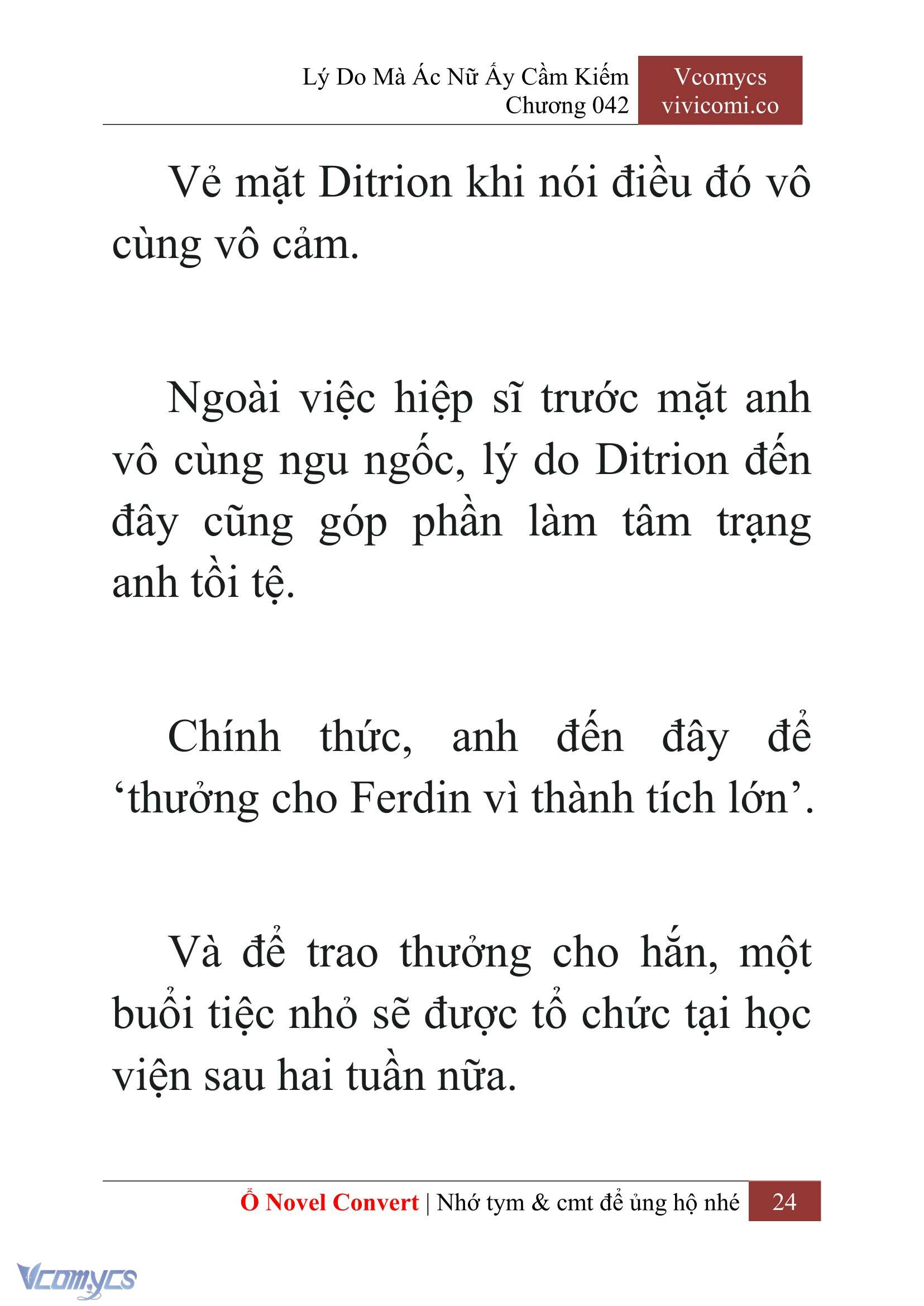 [Novel] Lý Do Mà Ác Nữ Ấy Cầm Kiếm Chap 42 - Trang 2