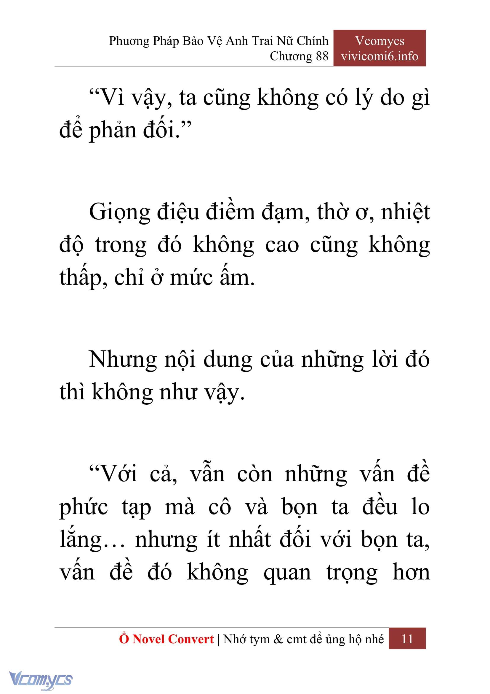 [Novel] Phương Pháp Bảo Vệ Anh Trai Nữ Chính Chap 88 - Trang 2