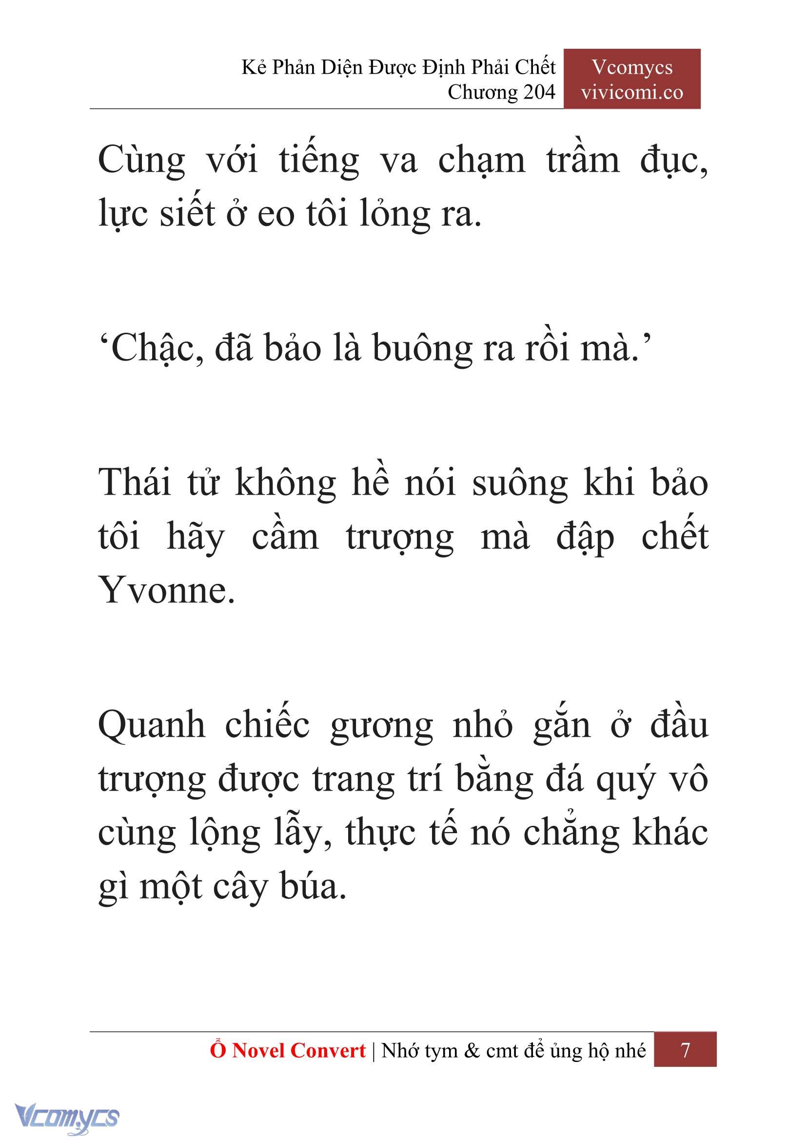 [Novel] Kẻ Phản Diện Được Định Phải Chết Chap 204 - Trang 2