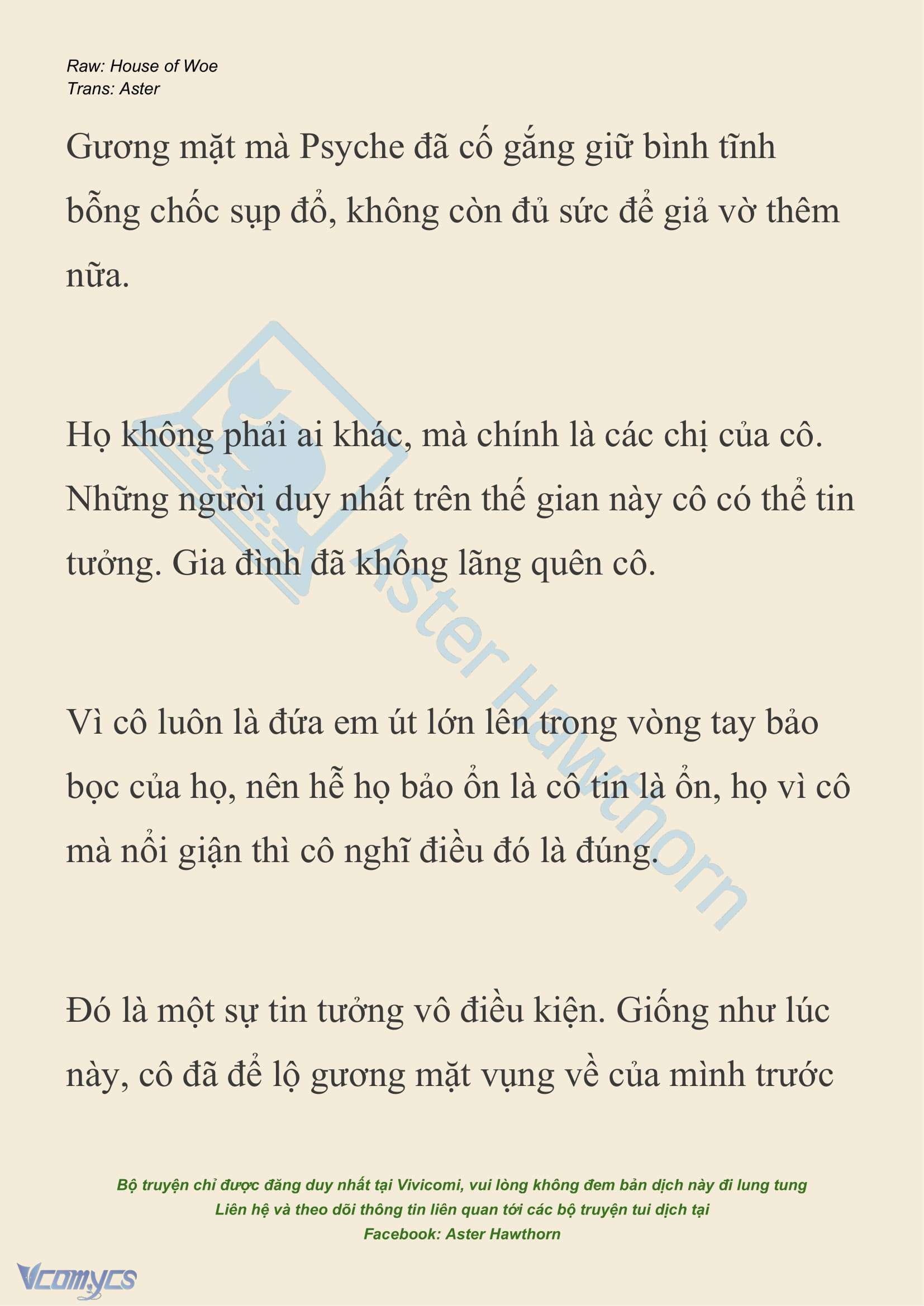 [NOVEL] Dành Cho Các Nữ Thần: Dành cho Psyche Chap 33 - Trang 2