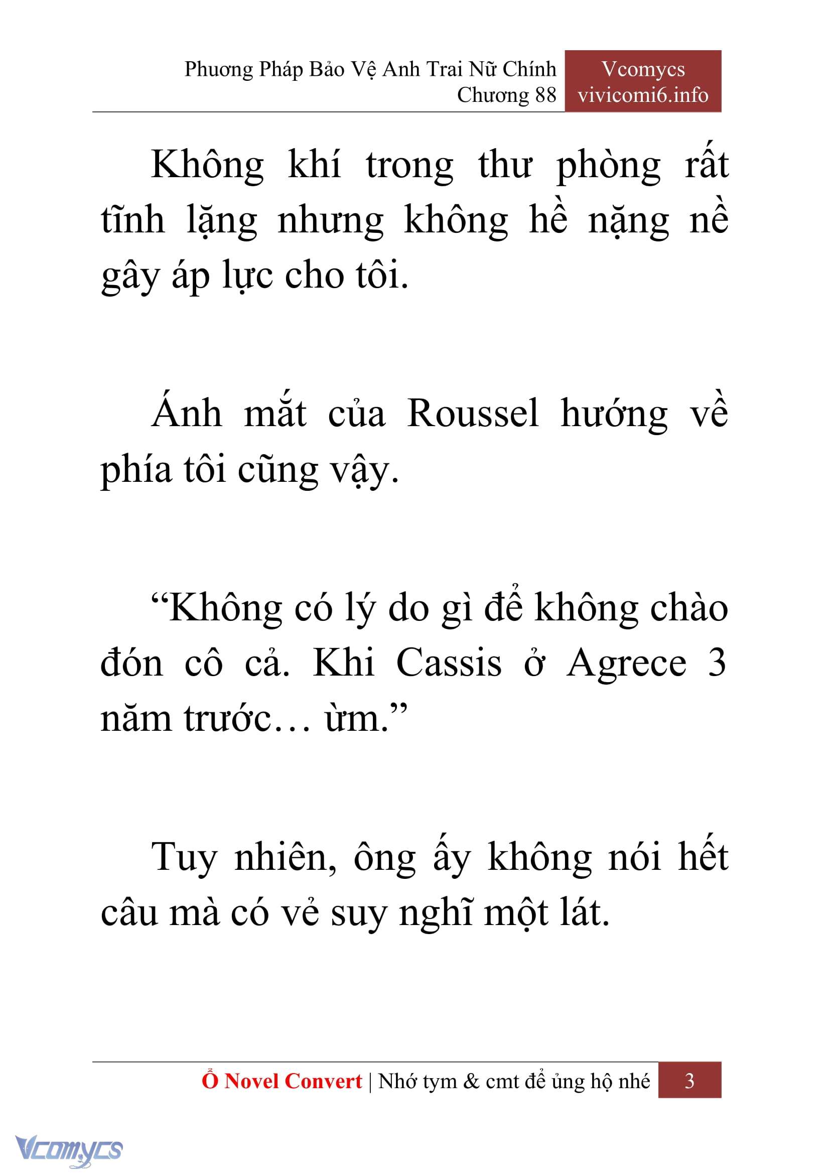 [Novel] Phương Pháp Bảo Vệ Anh Trai Nữ Chính Chap 88 - Trang 2