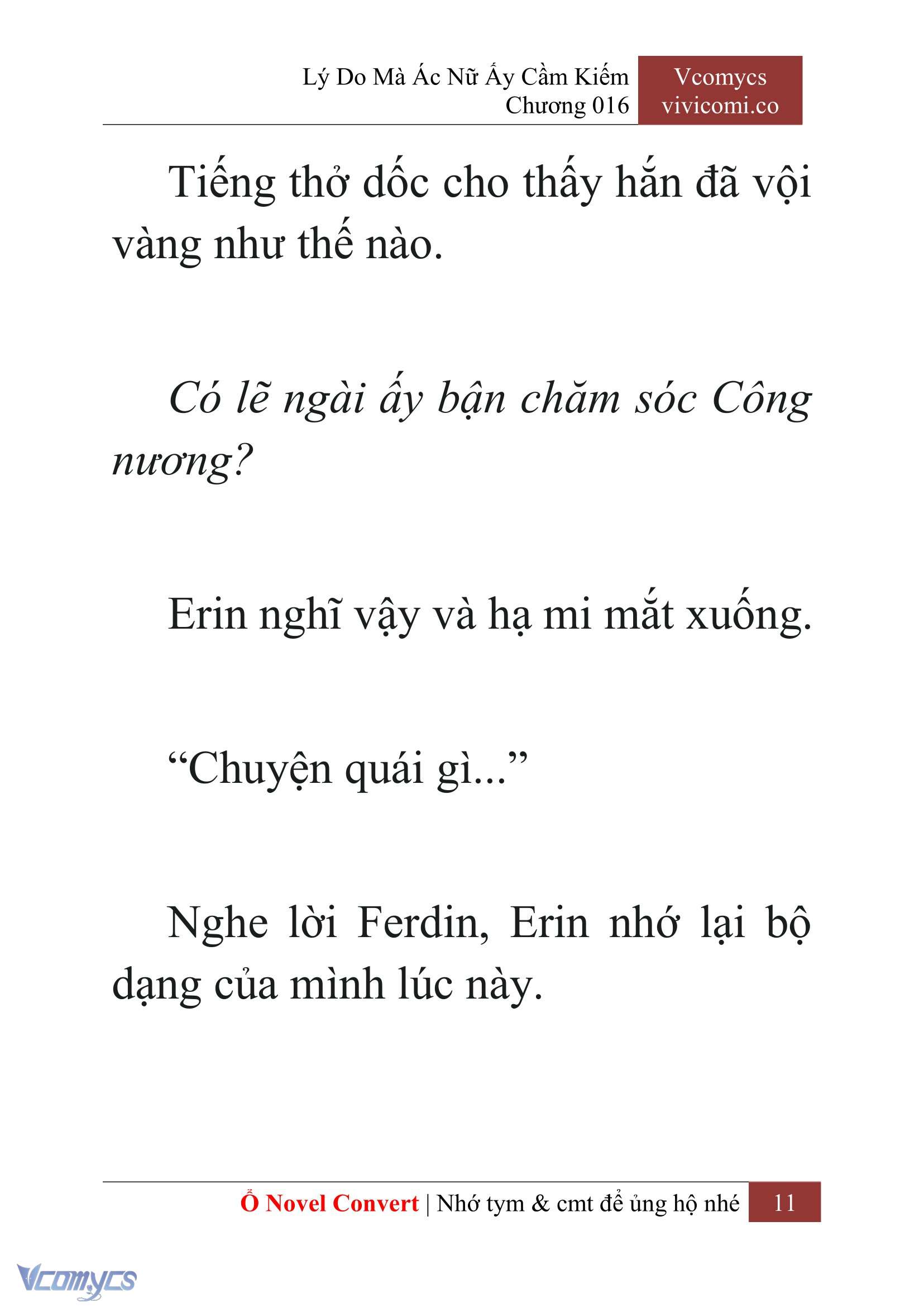 [Novel] Lý Do Mà Ác Nữ Ấy Cầm Kiếm Chap 16 - Trang 2