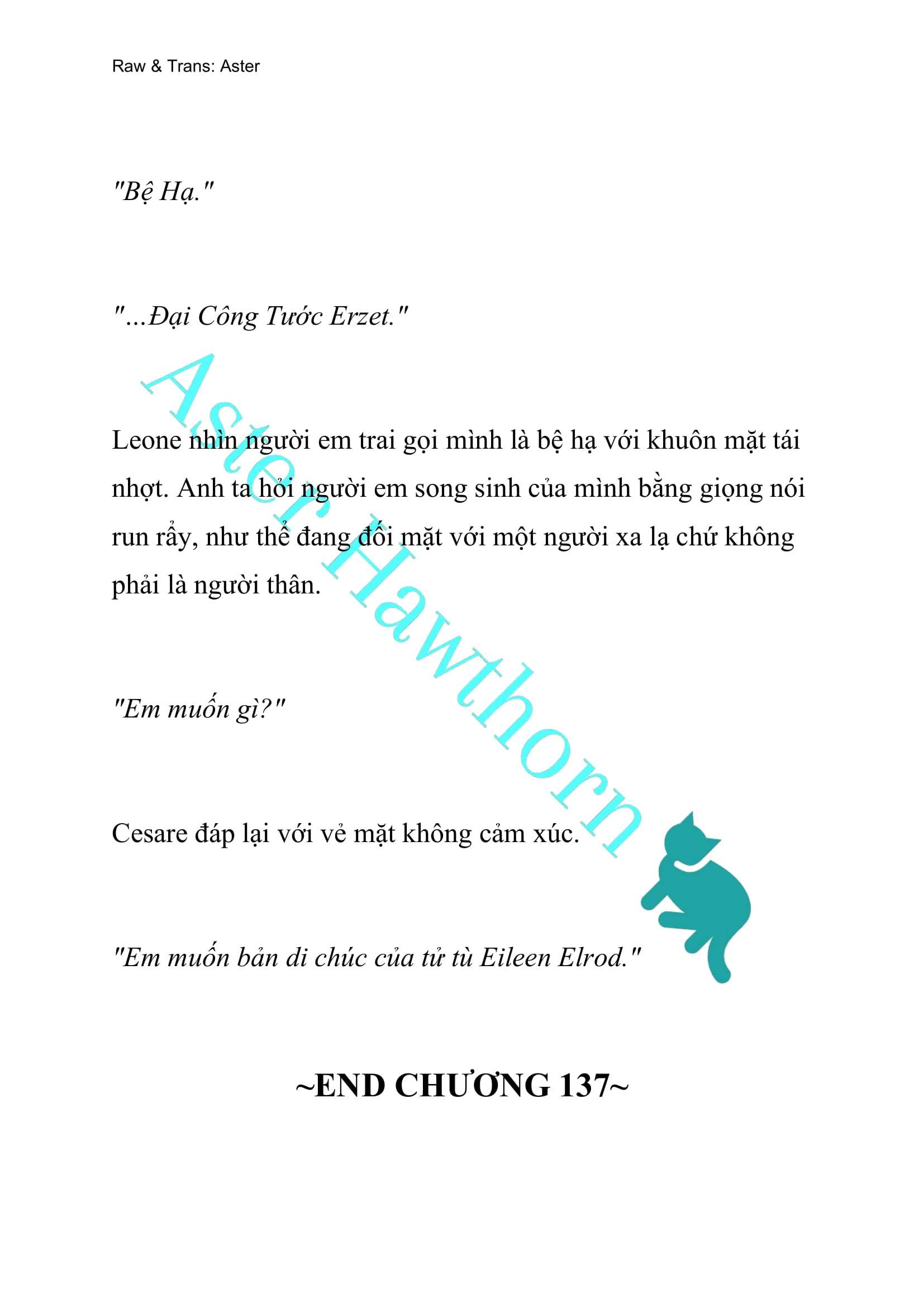 [NOVEL] Người Chồng Độc Ác Chap 137 - Next Chap 138