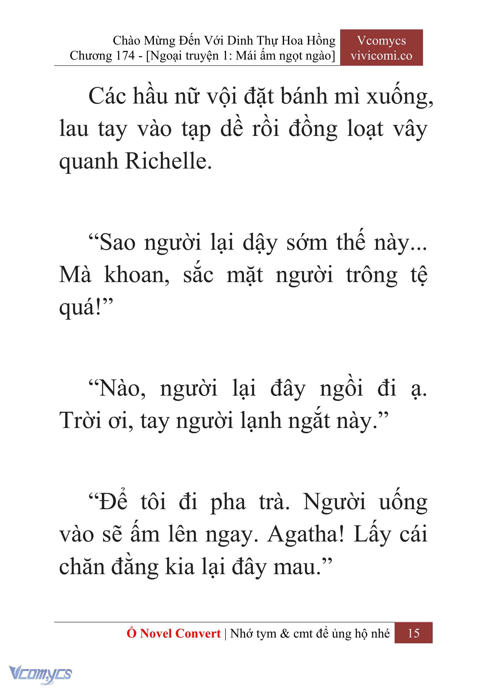 [Novel] Chào Mừng Đến Với Dinh Thự Hoa Hồng Chap 174 - Trang 2