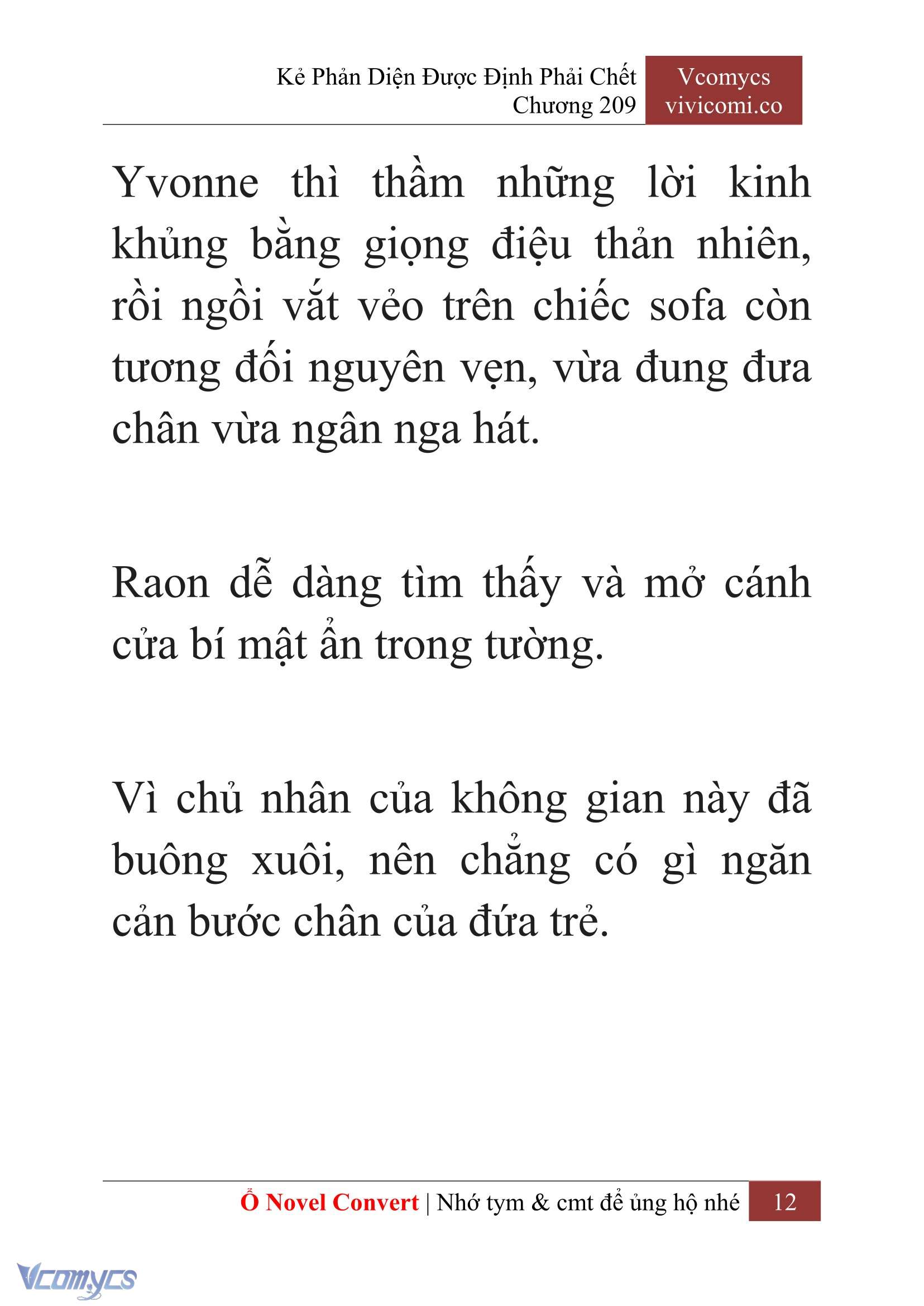 [Novel] Kẻ Phản Diện Được Định Phải Chết Chap 209 - Trang 2