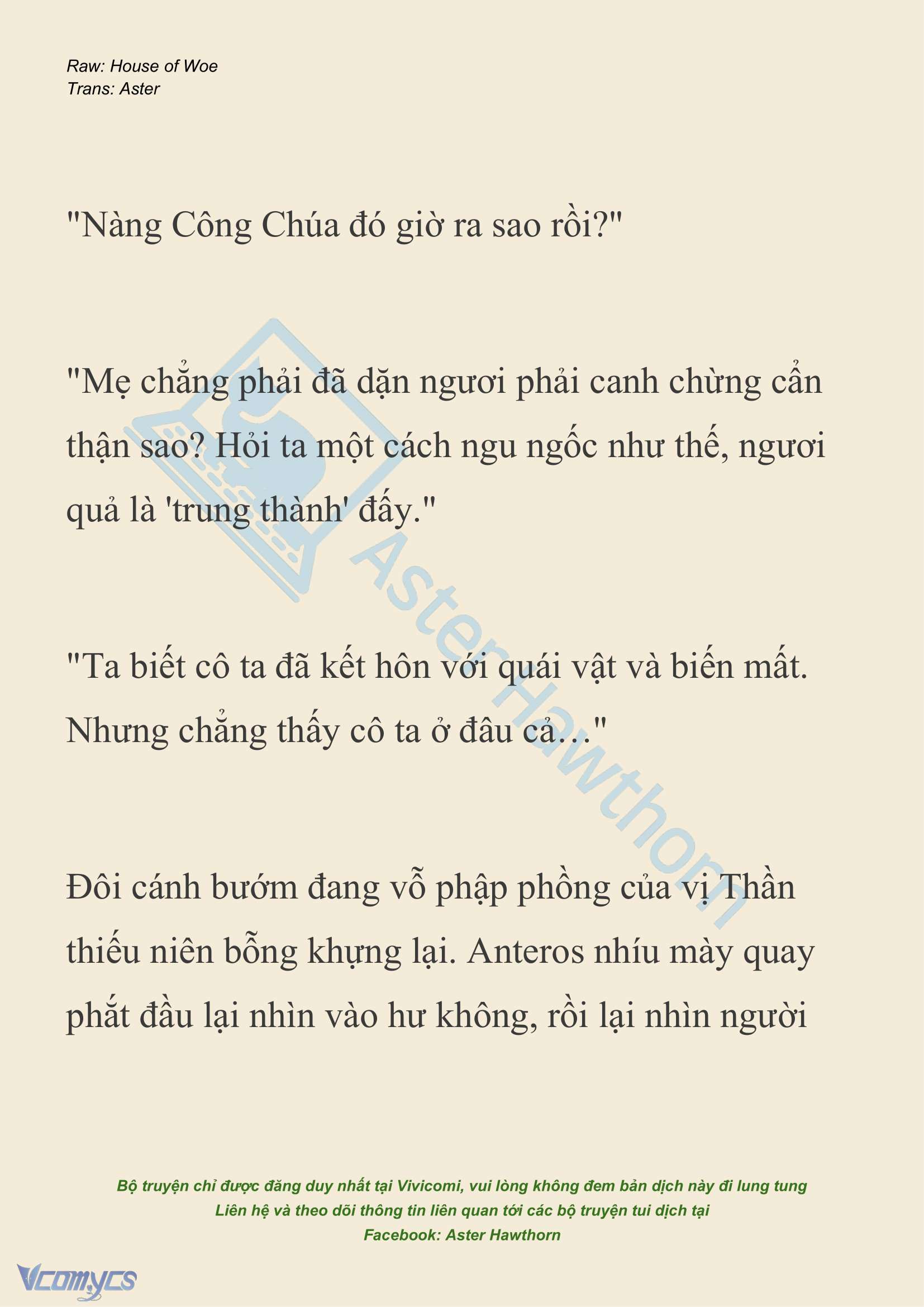 [NOVEL] Dành Cho Các Nữ Thần: Dành cho Psyche Chap 26 - Trang 2