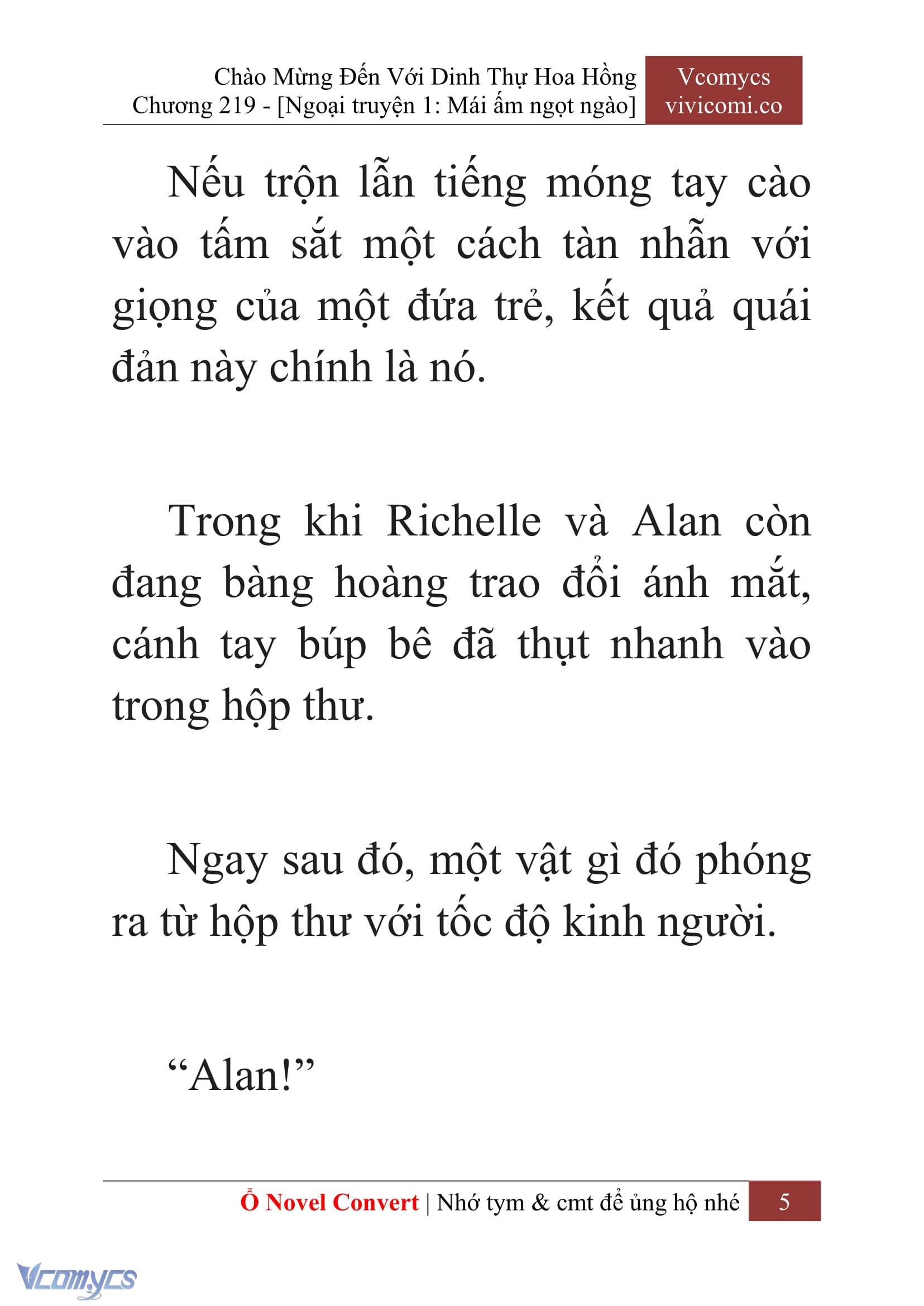 [Novel] Chào Mừng Đến Với Dinh Thự Hoa Hồng Chap 219 - Trang 2