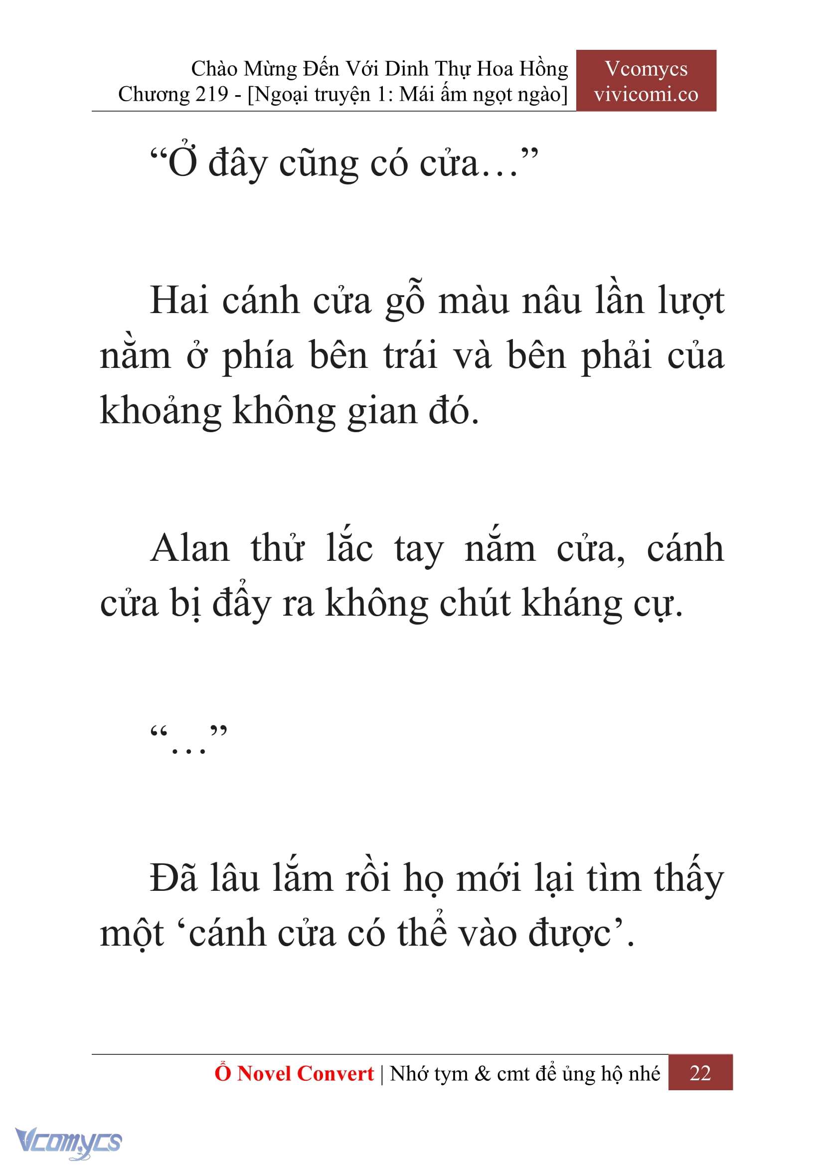 [Novel] Chào Mừng Đến Với Dinh Thự Hoa Hồng Chap 219 - Trang 2