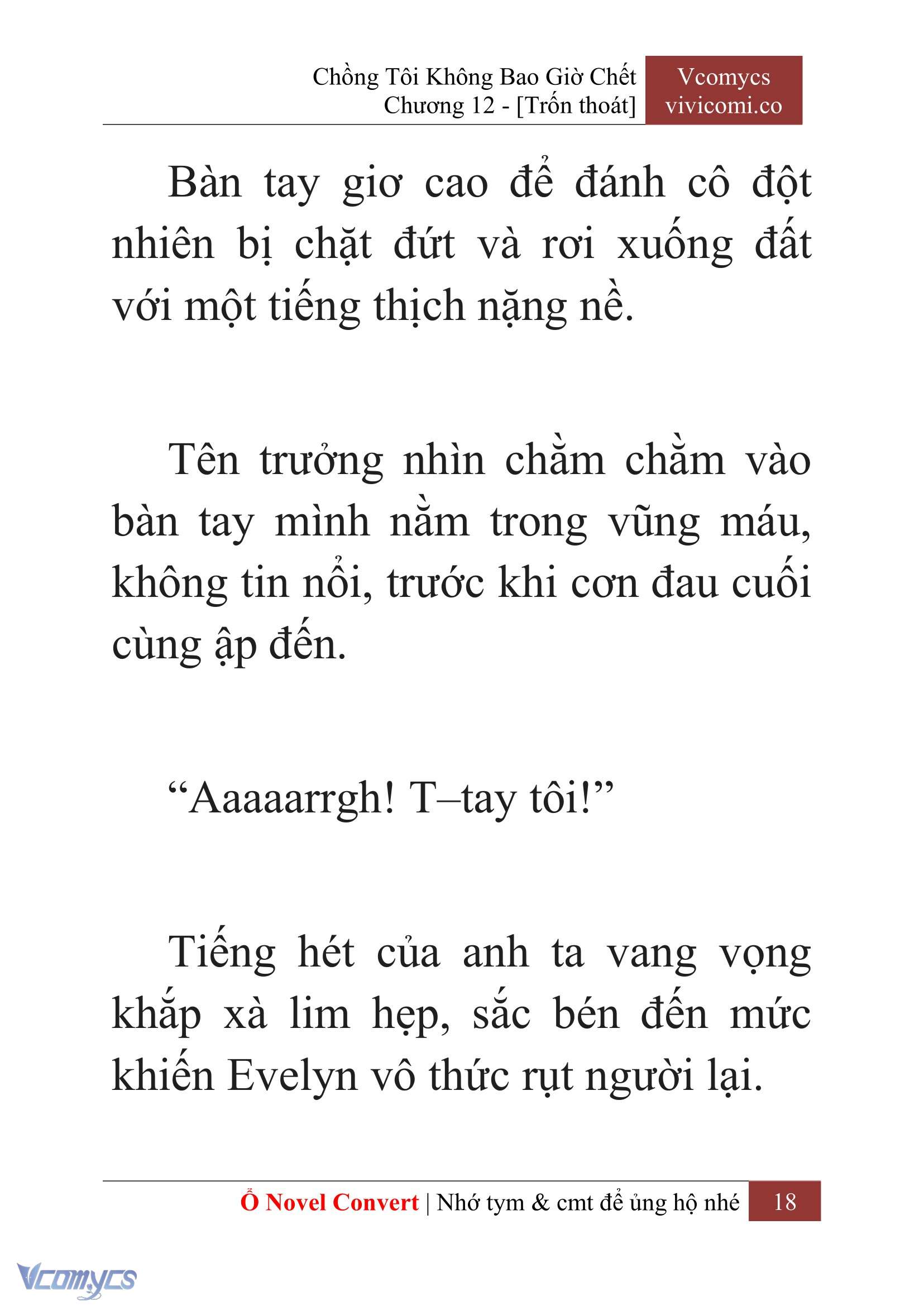 [Novel] Chồng Tôi Không Bao Giờ Chết Chap 12 - Trang 2
