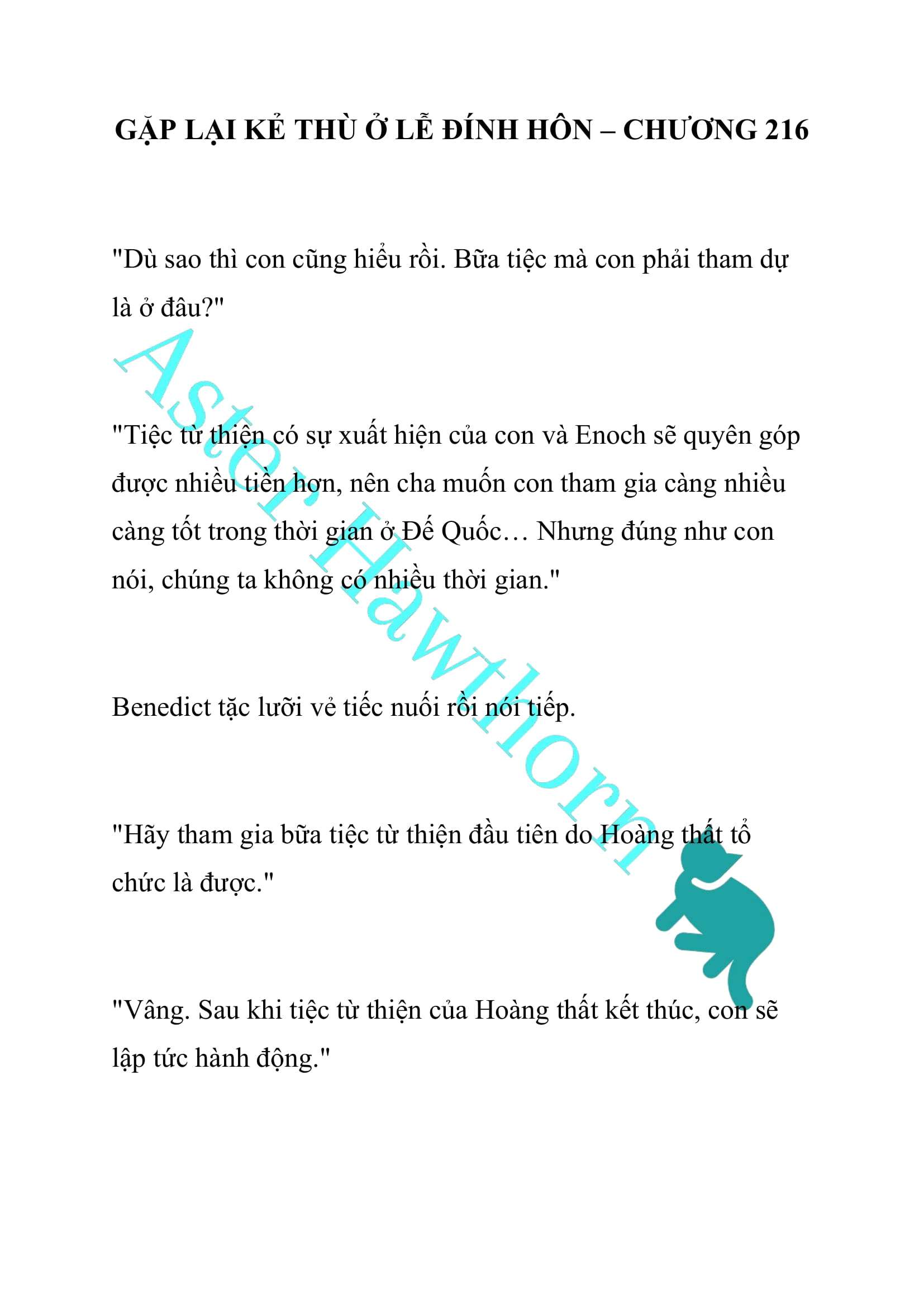 [NOVEL] Gặp Lại Kẻ Thù Ở Lễ Đính Hôn Chap 216 - Trang 2