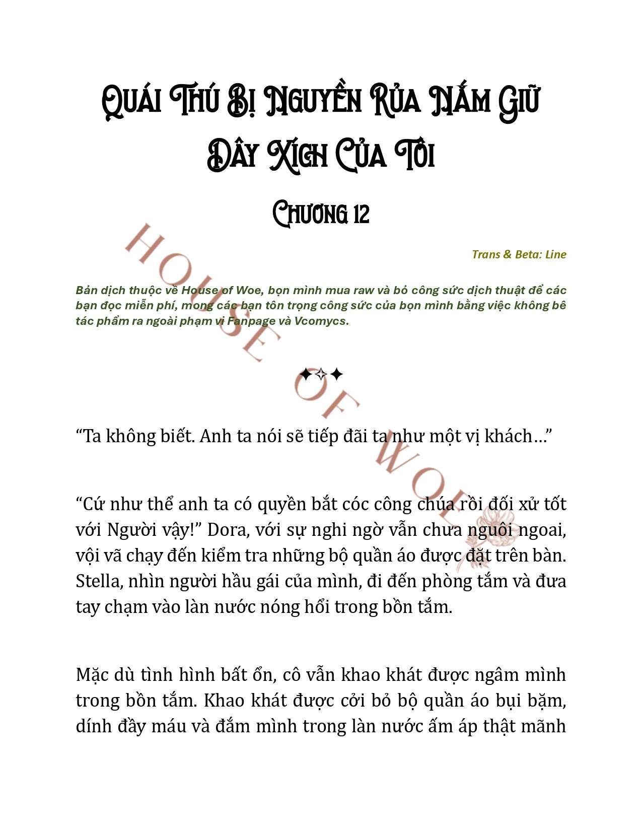 [NOVEL] QUÁI THÚ BỊ NGUYỀN RỦA NẮM GIỮ DÂY XÍCH CỦA TÔI Chap 12 - Trang 2