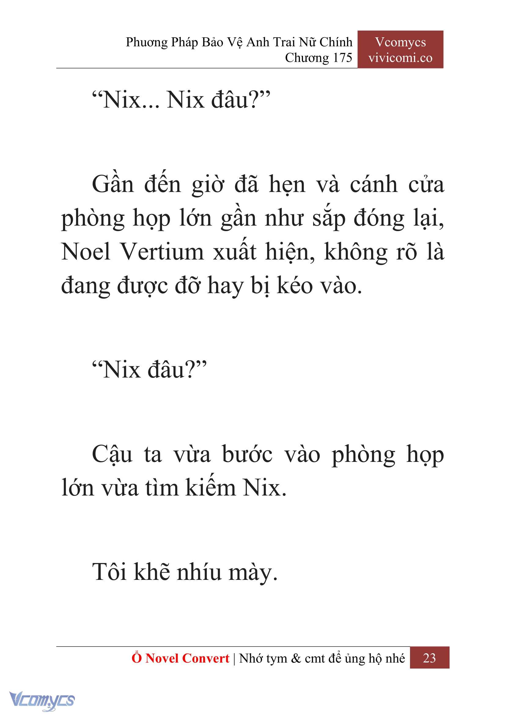 [Novel] Phương Pháp Bảo Vệ Anh Trai Nữ Chính Chap 175 - Trang 2