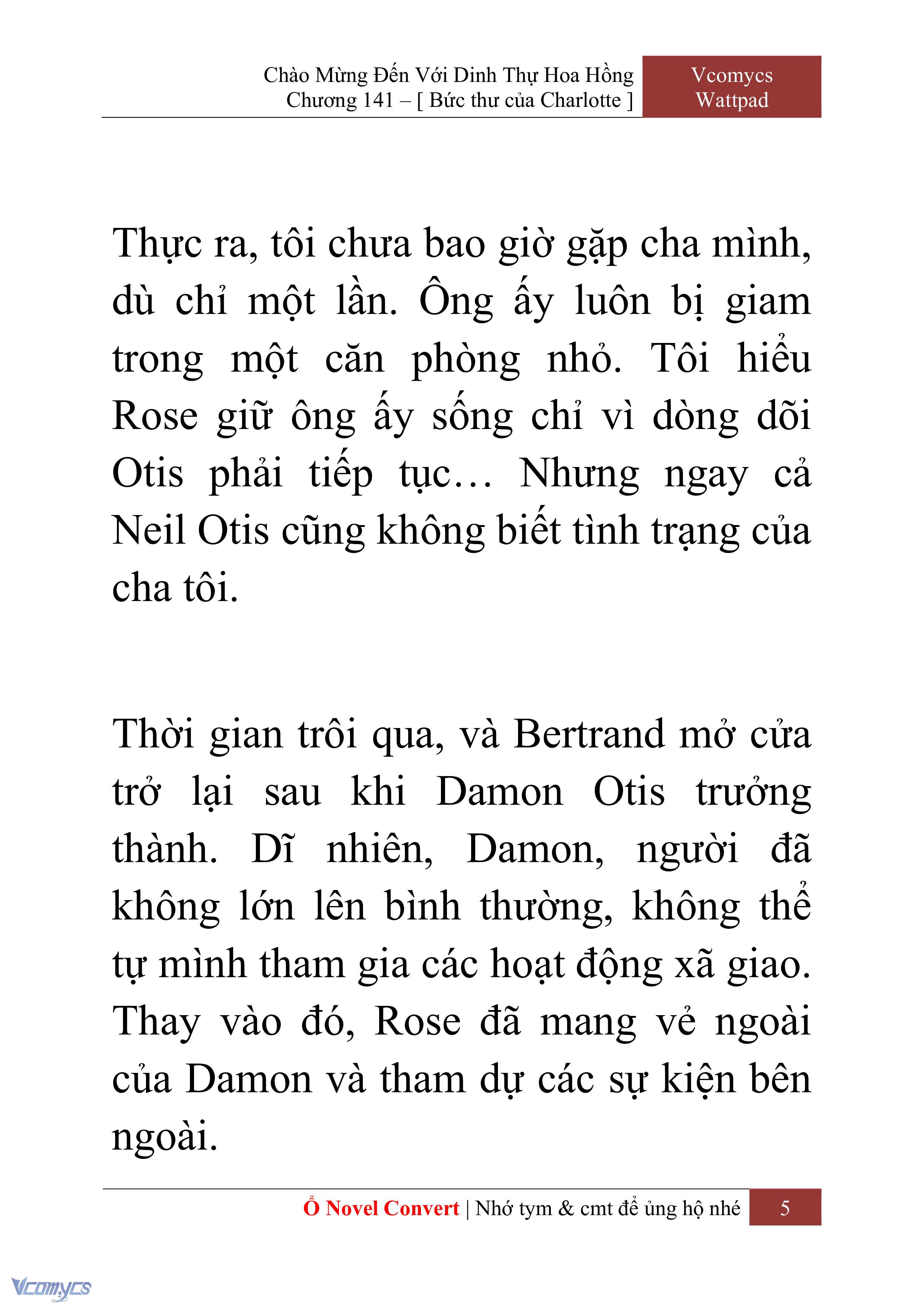 [Novel] Chào Mừng Đến Với Dinh Thự Hoa Hồng Chap 141 - Trang 2