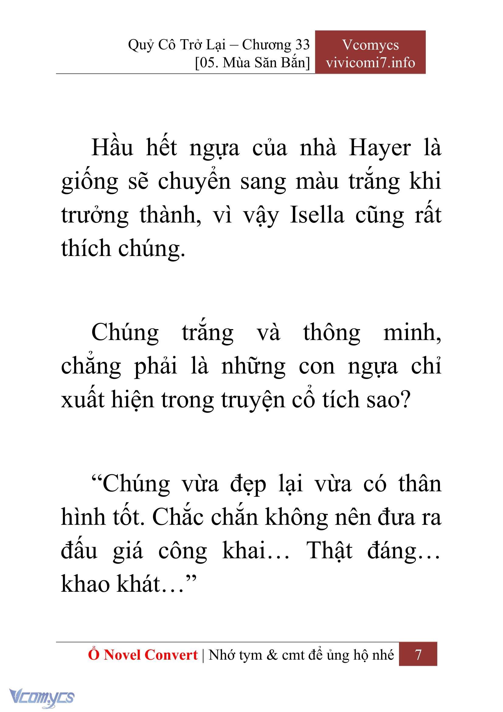 [Novel] Quý Cô Trở Lại Chap 33 - Trang 2