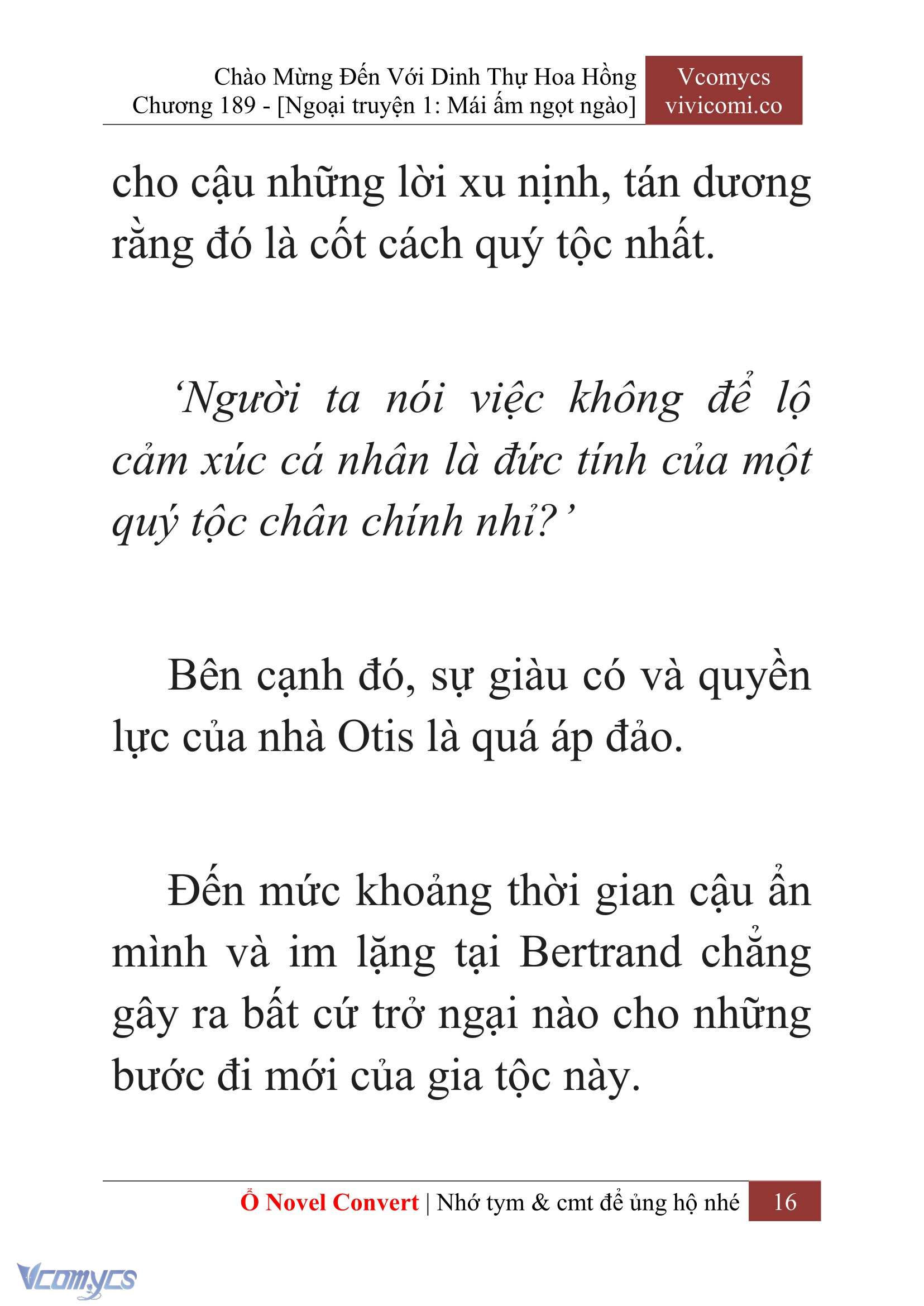 [Novel] Chào Mừng Đến Với Dinh Thự Hoa Hồng Chap 189 - Trang 2
