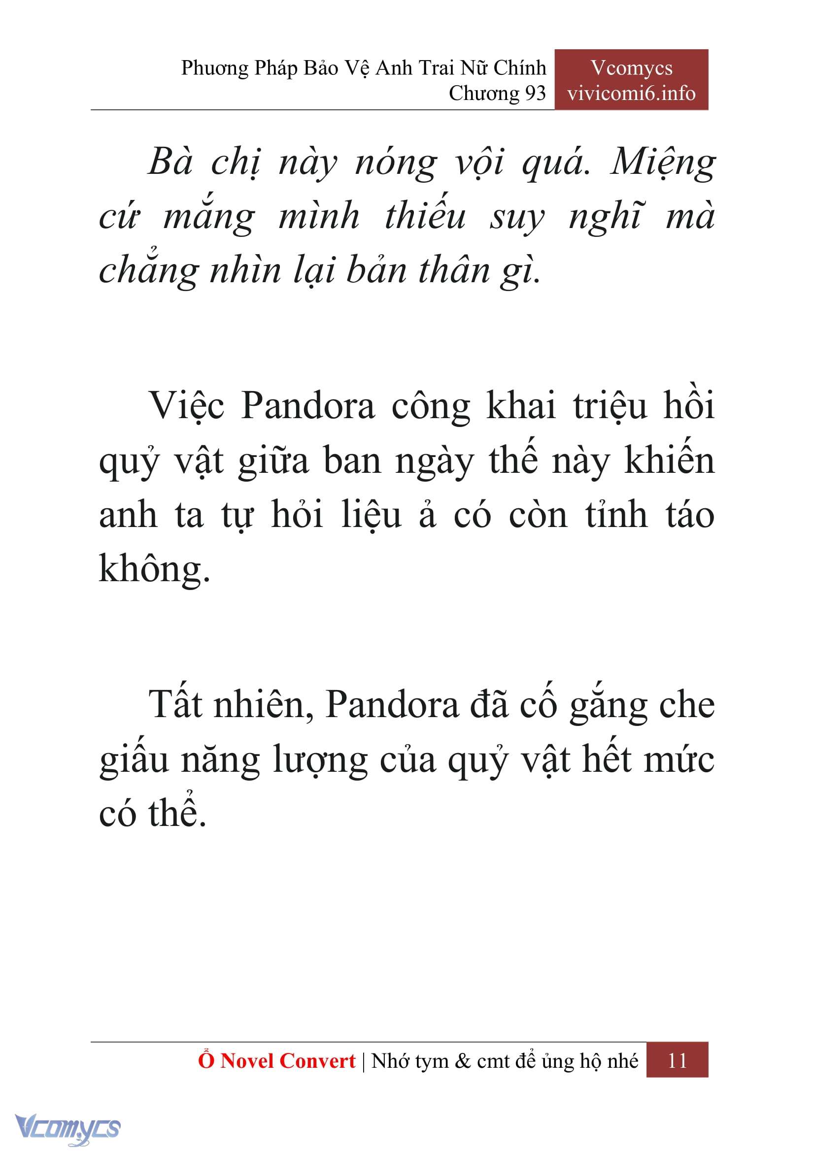 [Novel] Phương Pháp Bảo Vệ Anh Trai Nữ Chính Chap 93 - Trang 2