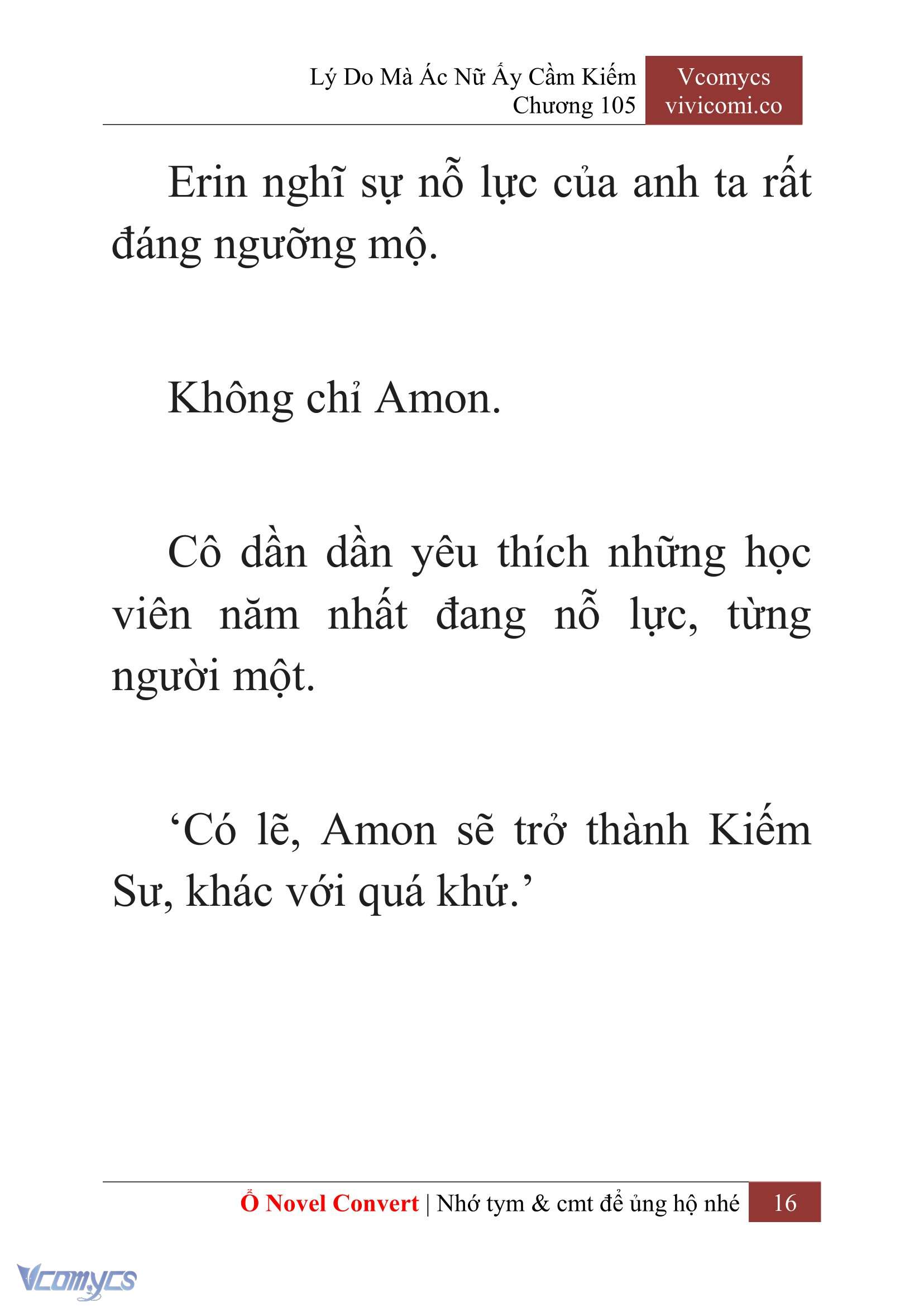[Novel] Lý Do Mà Ác Nữ Ấy Cầm Kiếm Chap 105 - Trang 2