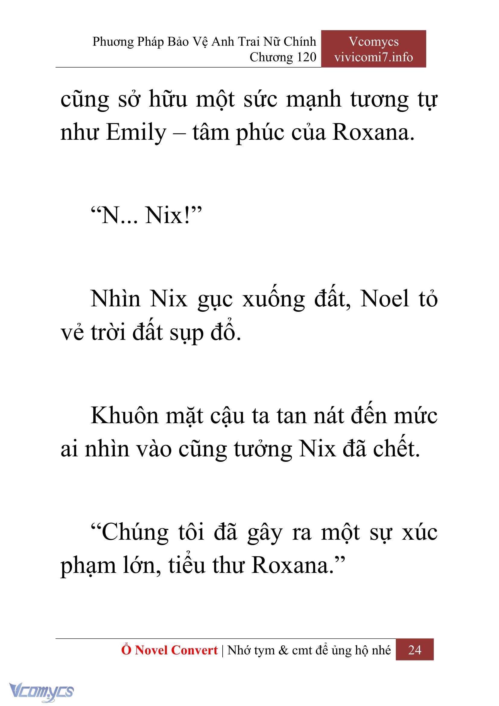 [Novel] Phương Pháp Bảo Vệ Anh Trai Nữ Chính Chap 120 - Trang 2