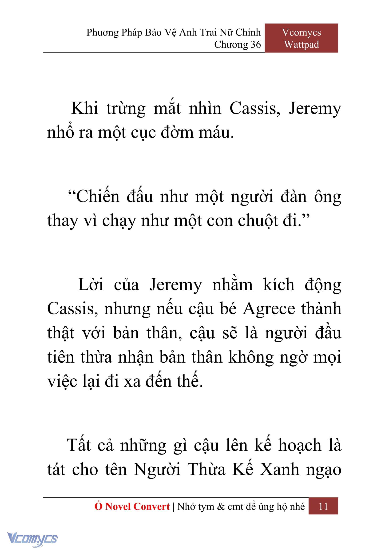 [Novel] Phương Pháp Bảo Vệ Anh Trai Nữ Chính Chap 36 - Trang 2