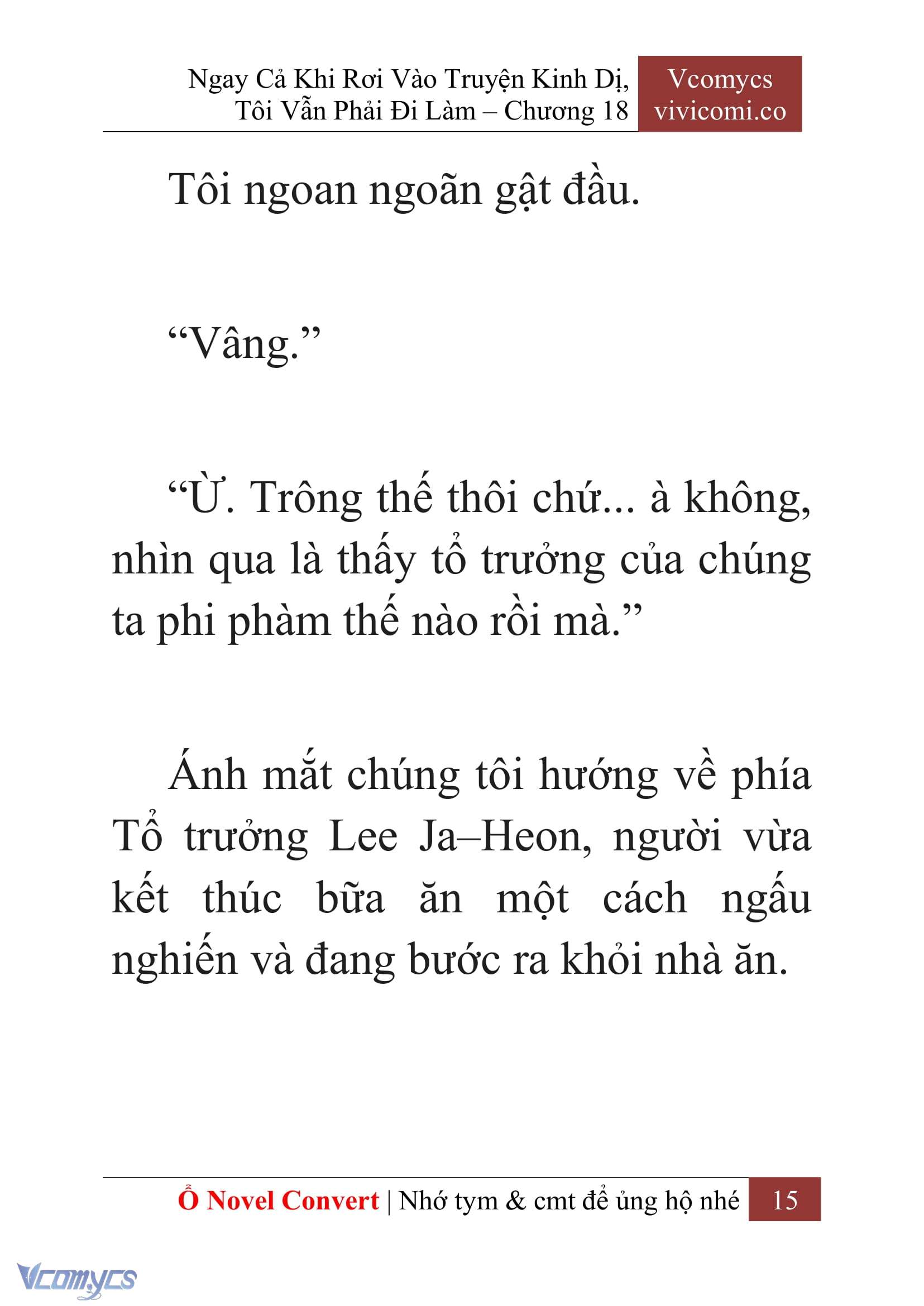 [Novel] Ngay Cả Khi Rơi Vào Truyện Kinh Dị, Tôi Vẫn Phải Đi Làm Chap 18 - Trang 2
