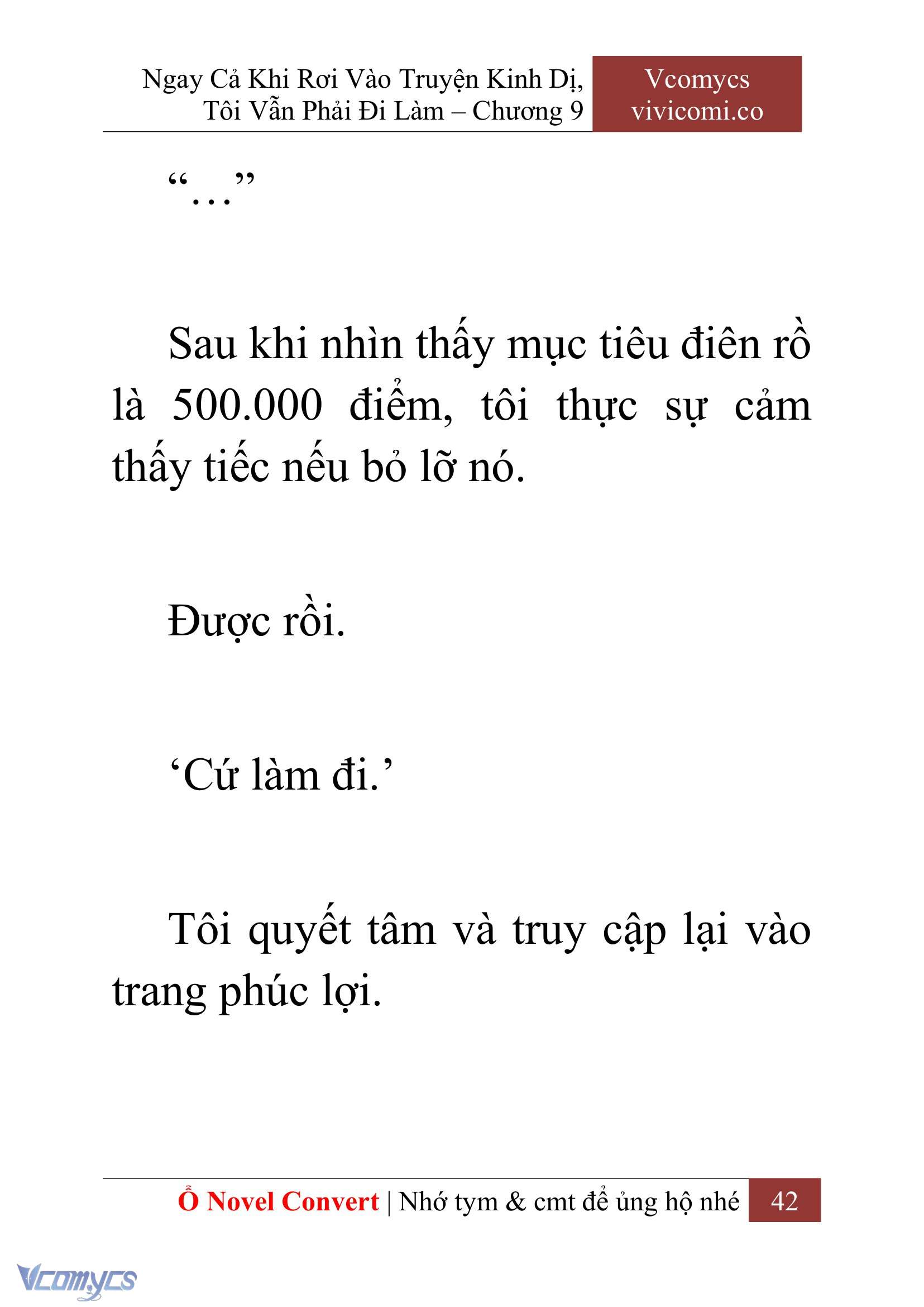 [Novel] Ngay Cả Khi Rơi Vào Truyện Kinh Dị, Tôi Vẫn Phải Đi Làm Chap 9 - Trang 2