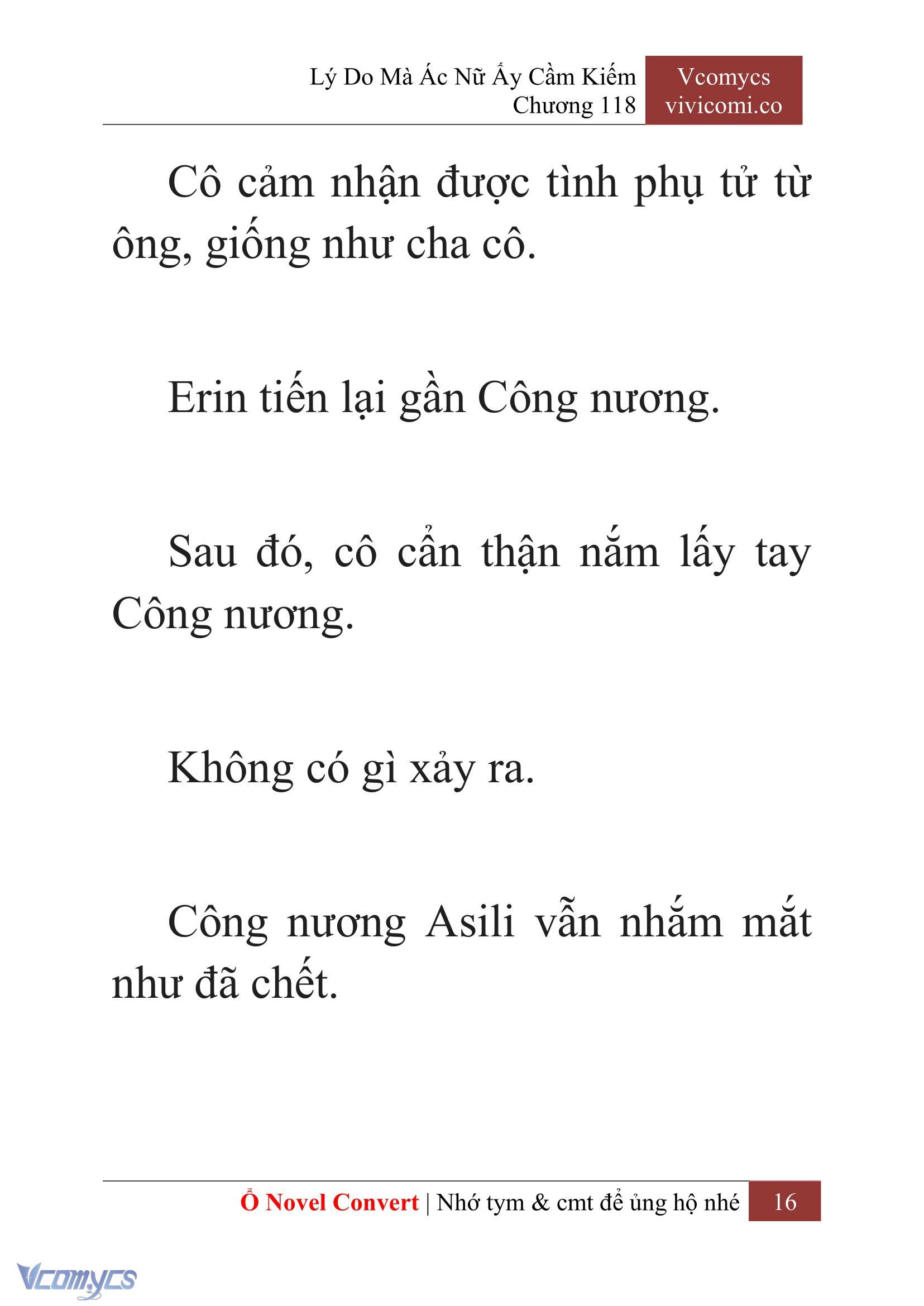 [Novel] Lý Do Mà Ác Nữ Ấy Cầm Kiếm Chap 118 - Trang 2