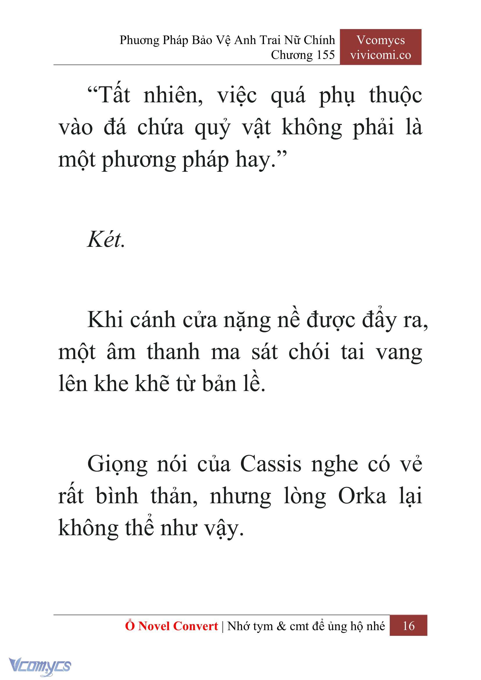 [Novel] Phương Pháp Bảo Vệ Anh Trai Nữ Chính Chap 155 - Trang 2