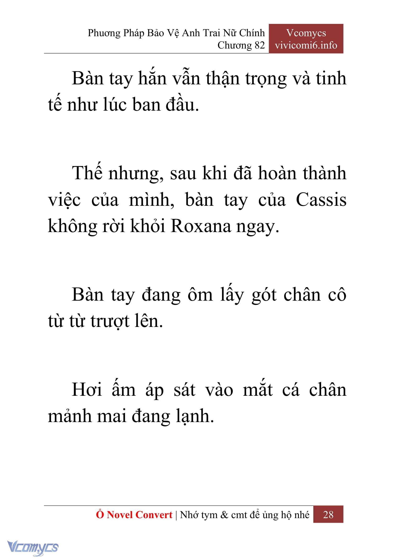 [Novel] Phương Pháp Bảo Vệ Anh Trai Nữ Chính Chap 82 - Trang 2