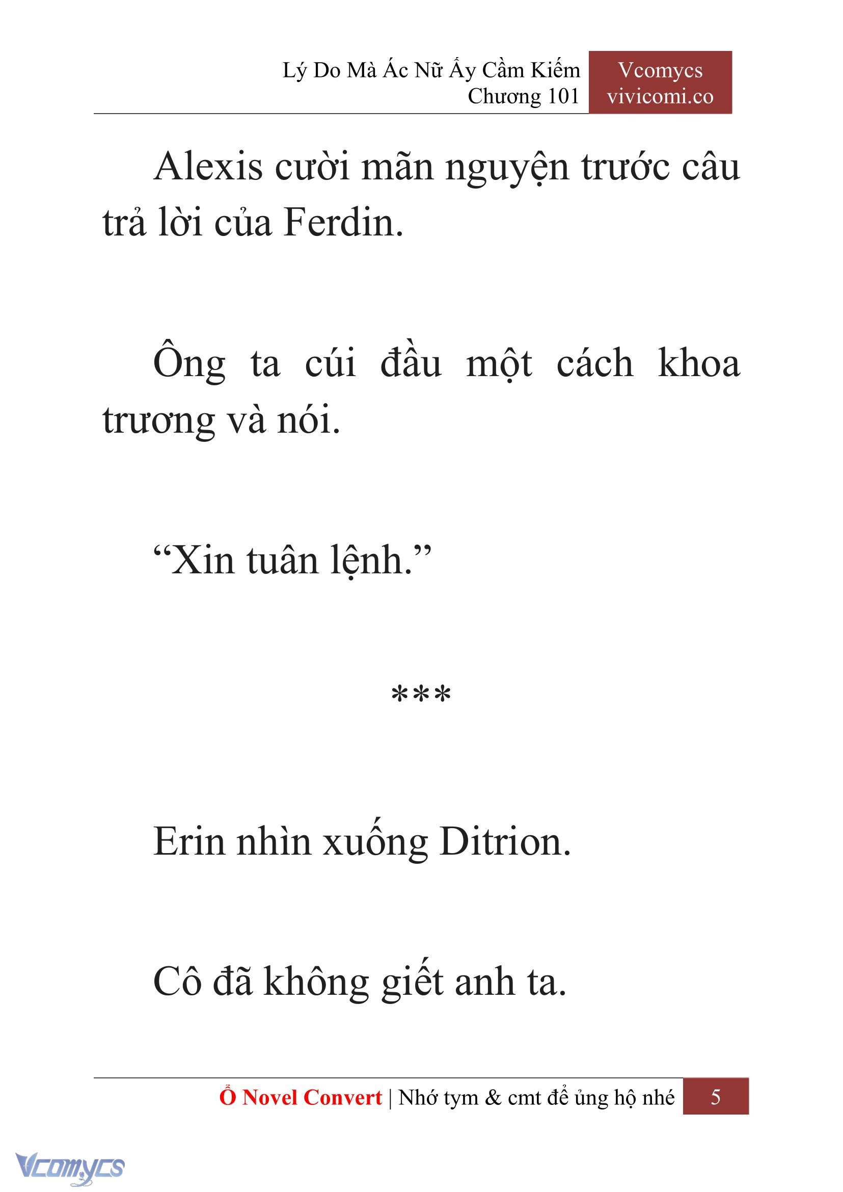 [Novel] Lý Do Mà Ác Nữ Ấy Cầm Kiếm Chap 101 - Trang 2