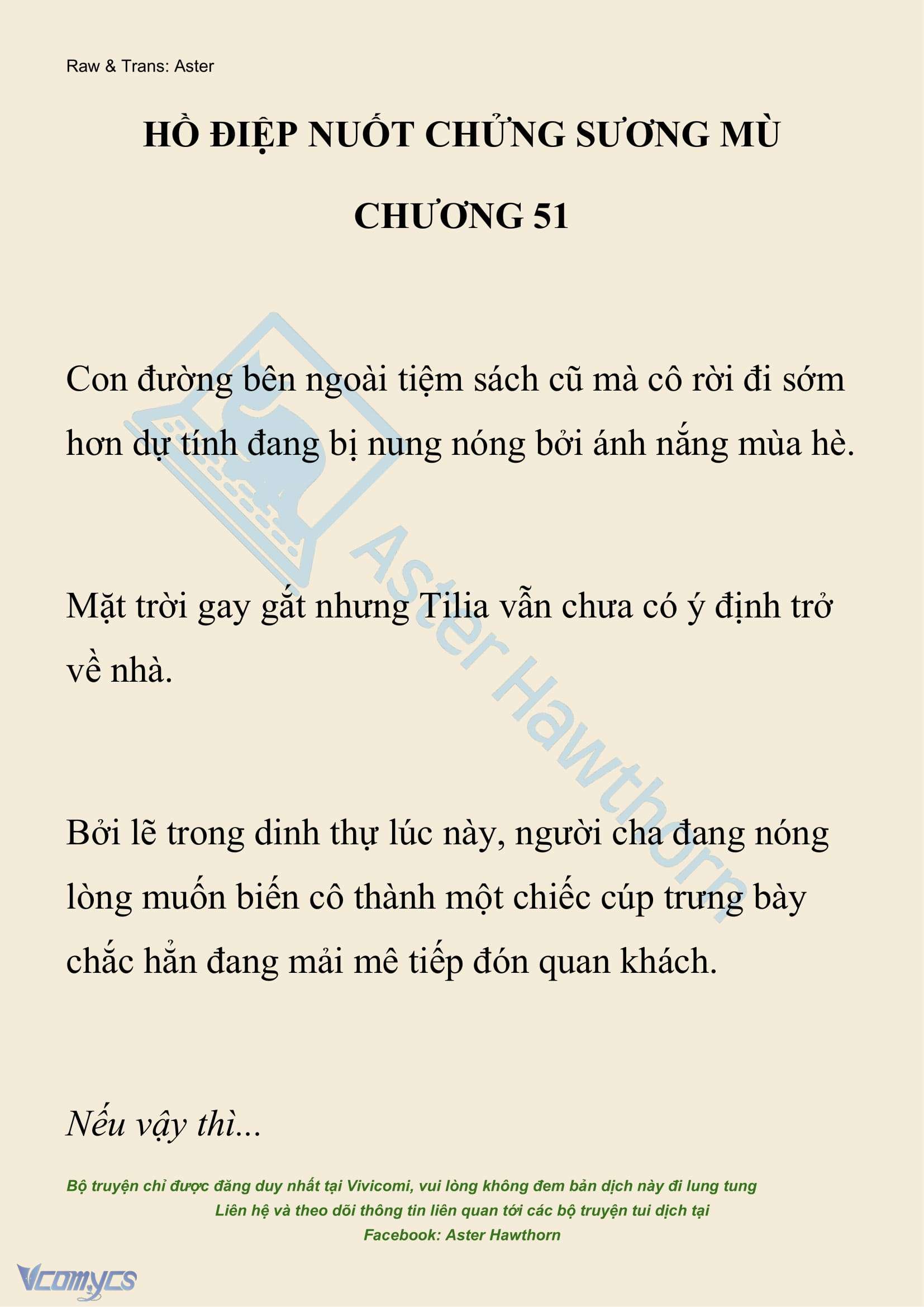 [NOVEL] Hồ Điệp Nuốt Chửng Sương Mù Chap 51 - Trang 2