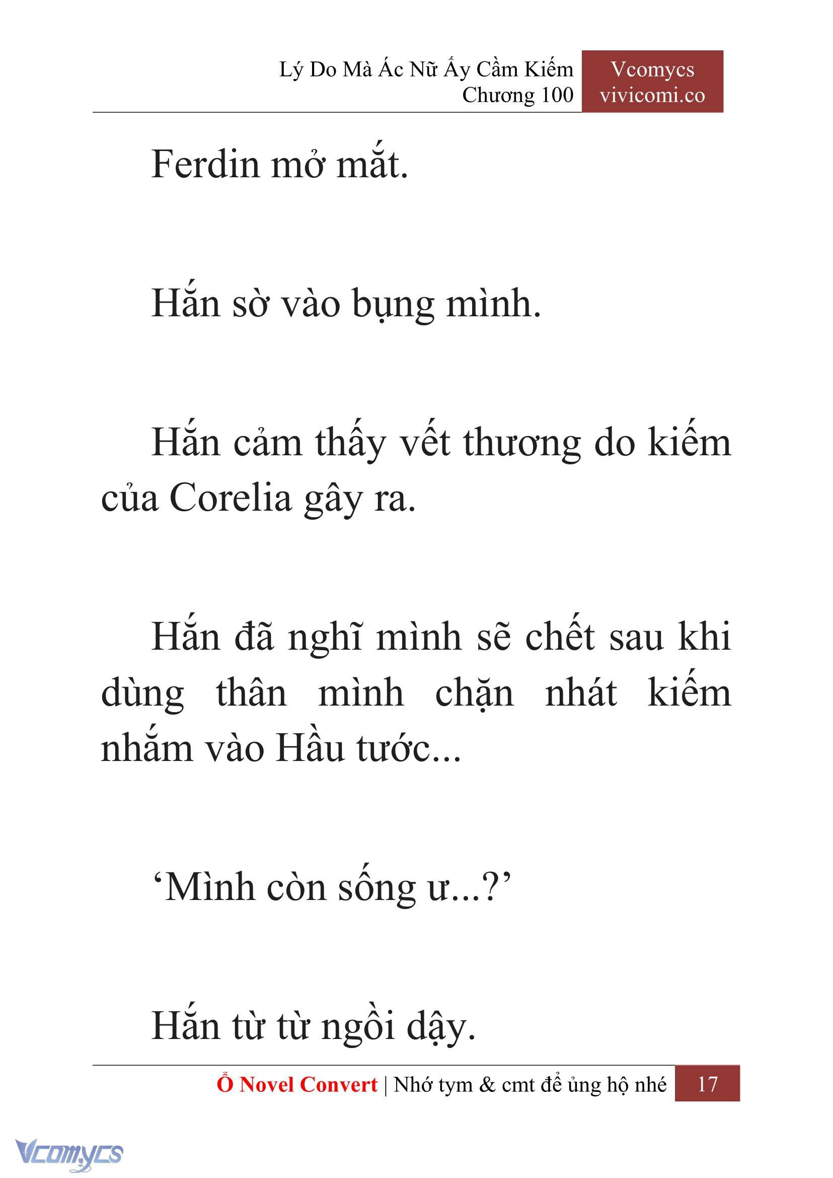 [Novel] Lý Do Mà Ác Nữ Ấy Cầm Kiếm Chap 100 - Trang 2