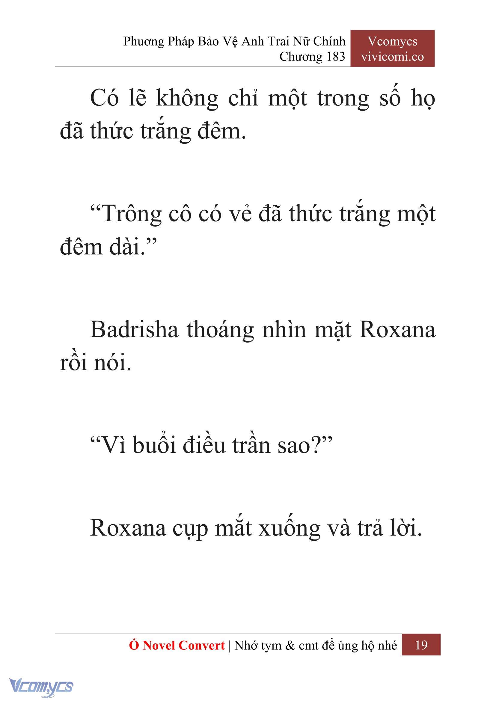 [Novel] Phương Pháp Bảo Vệ Anh Trai Nữ Chính Chap 183 - Trang 2